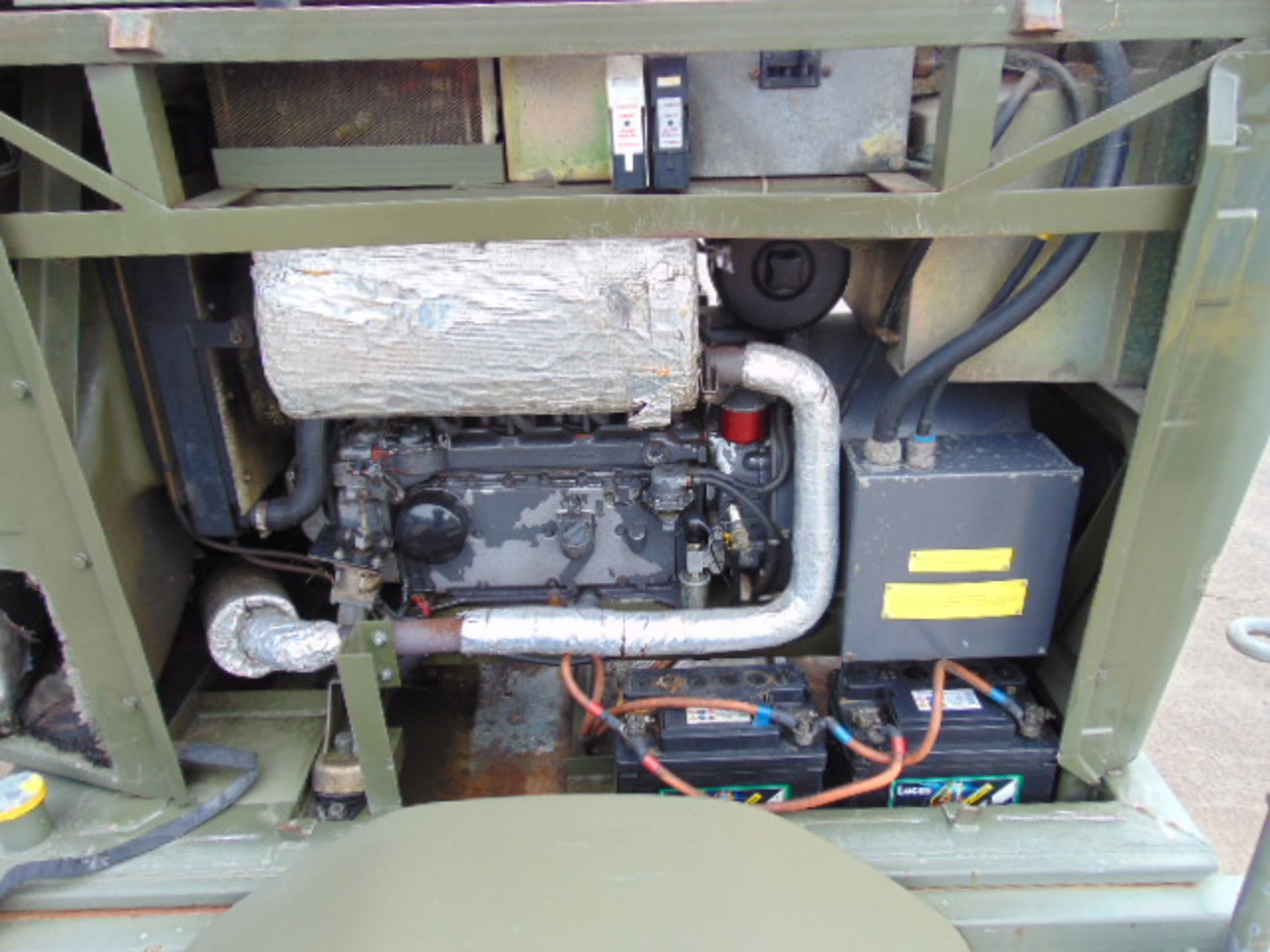 Ex Uk Royal Air Force Trailer Mounted 25 KVA Generator - Image 10 of 20