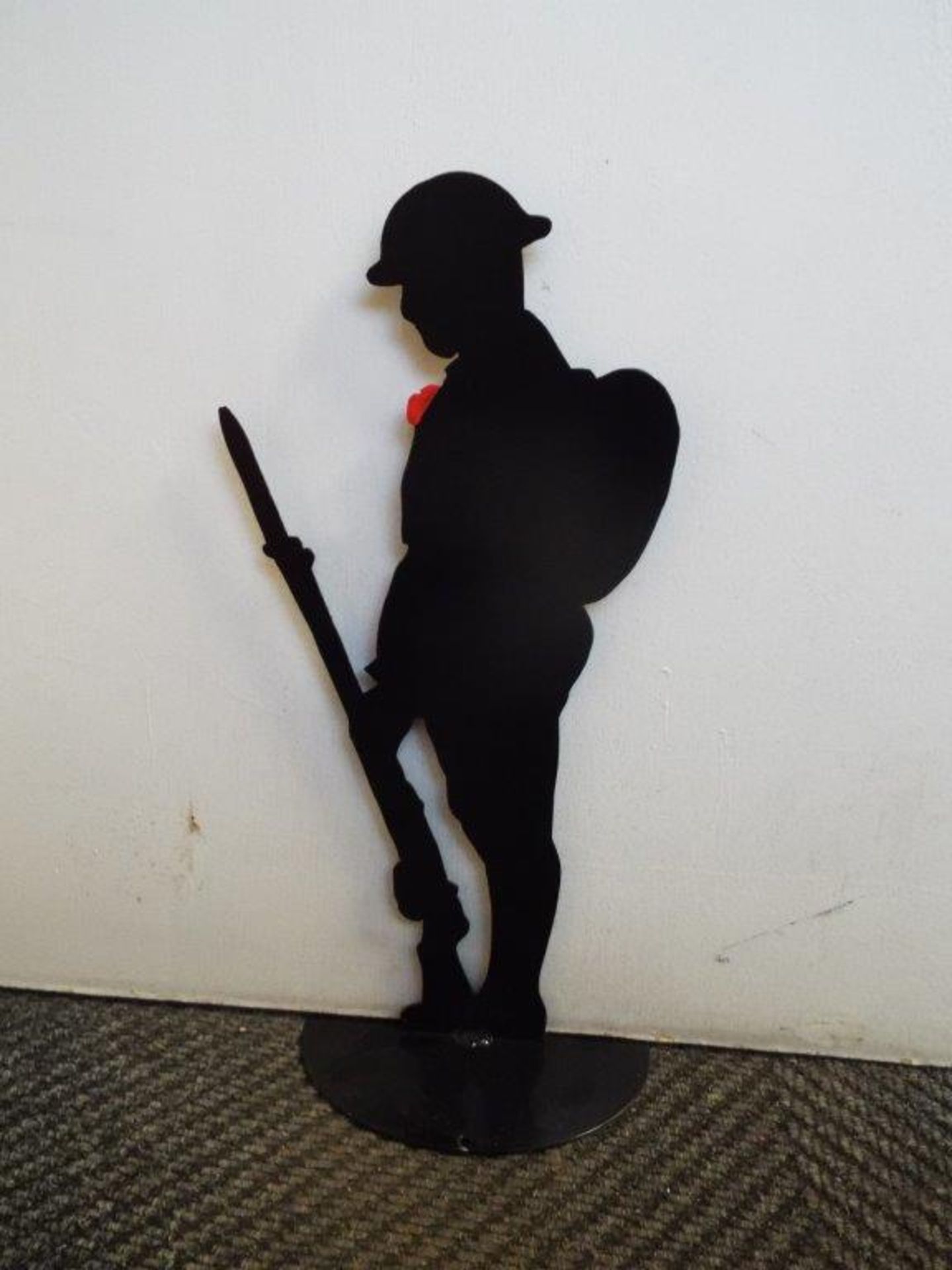 WW1 100th Anniversary 18" Commemorative Steel Tommy Silhouette - Bild 2 aus 4