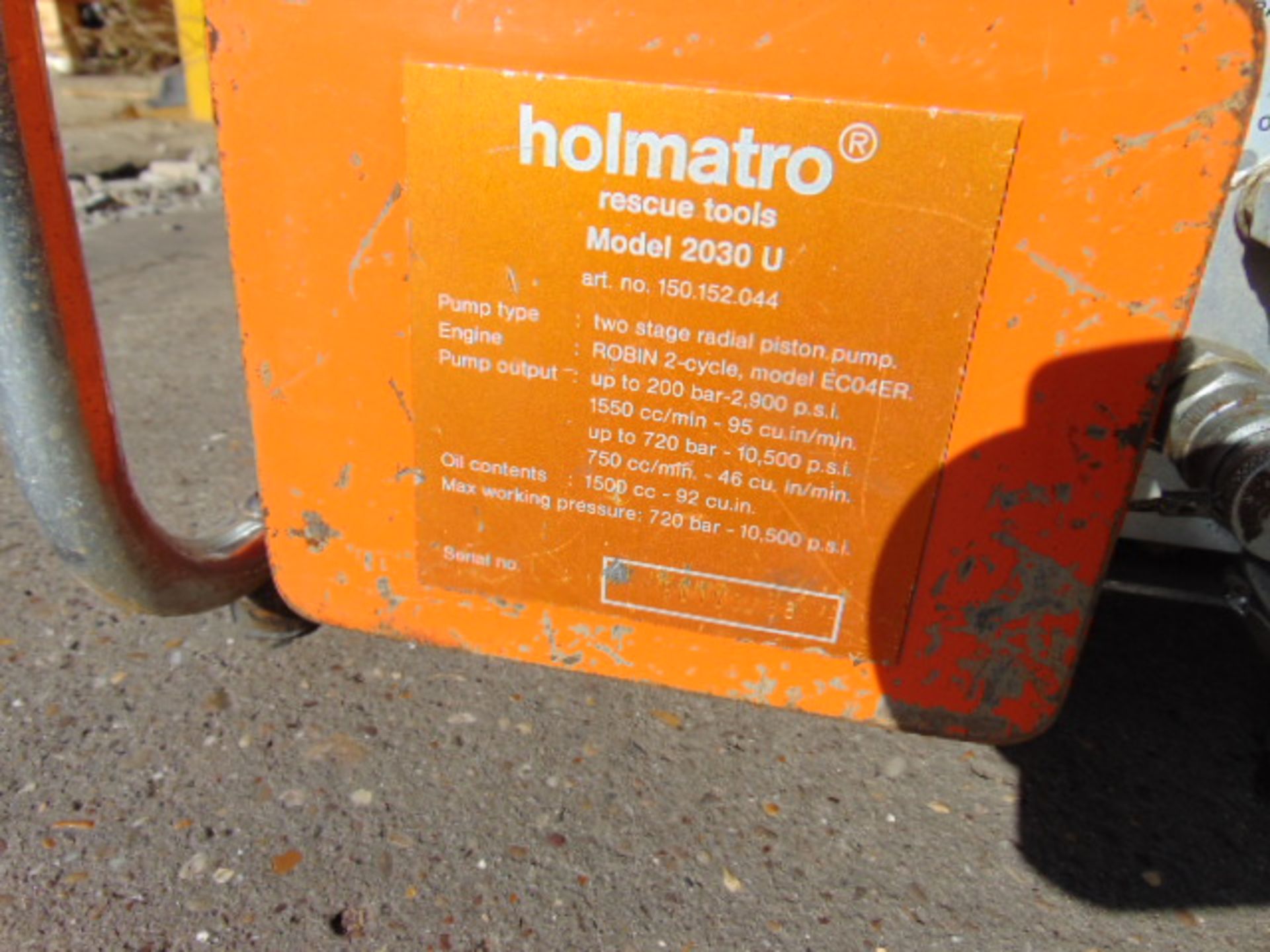 Holmatro Rescue Tools 2030U Pump Unit - Image 5 of 7