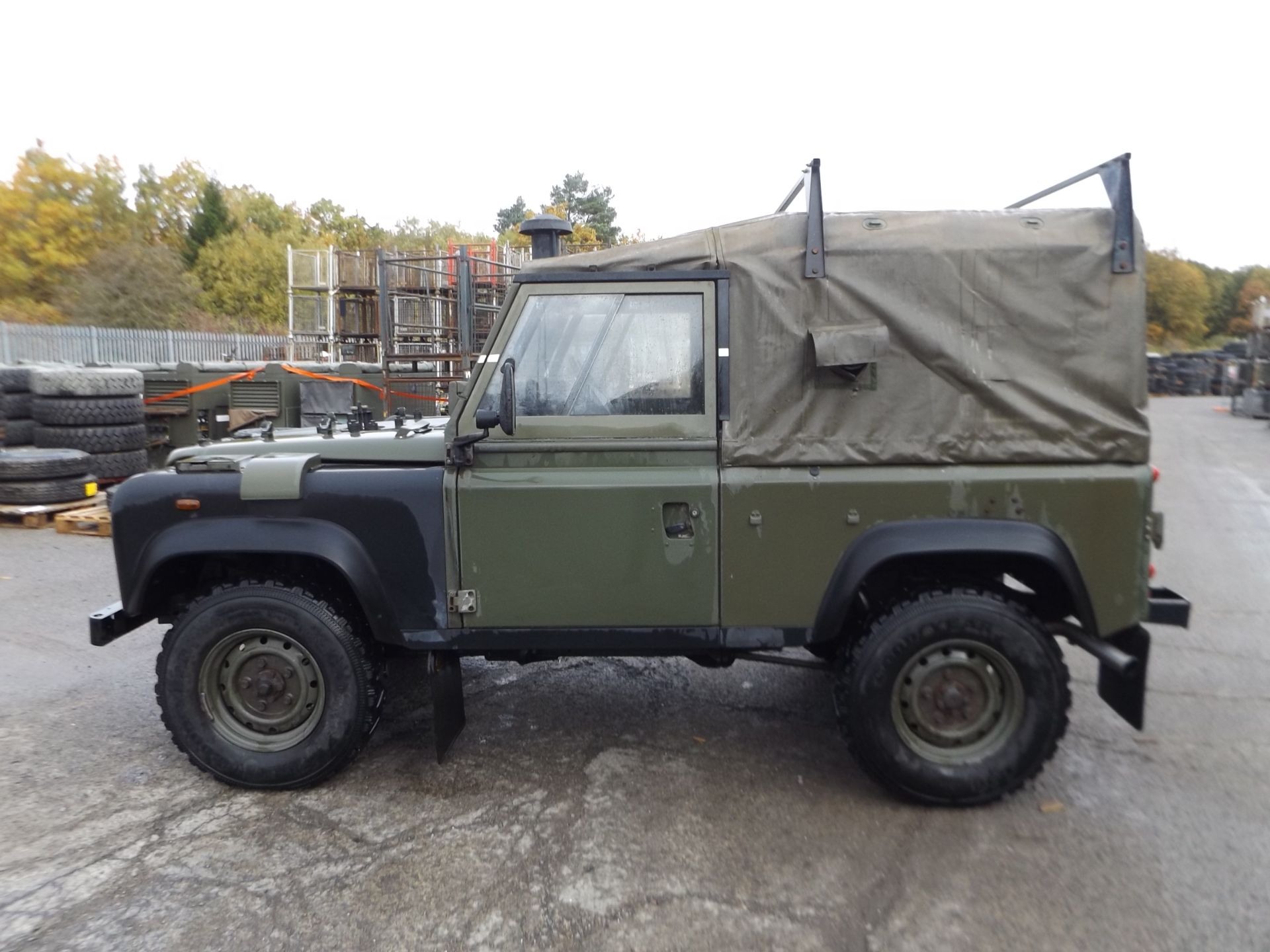 Very Rare Royal Marines Winter/Water Land Rover Wolf 90 Soft Top - Image 4 of 25