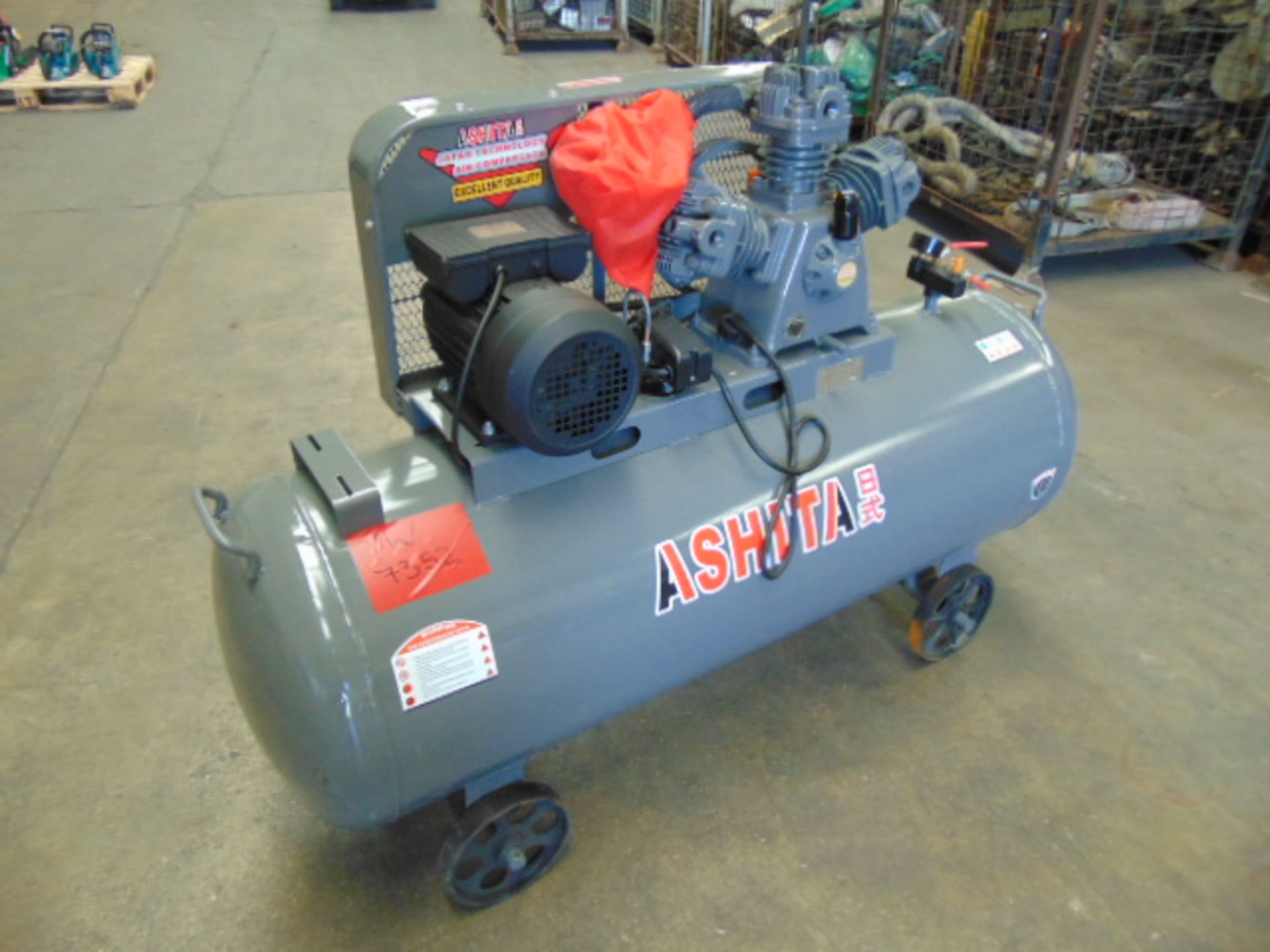 UNISSUED 300L 4.0 HP Air Compressor - Bild 2 aus 8