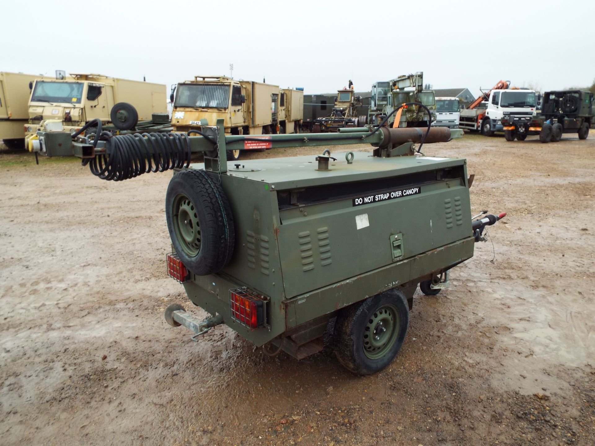 HyLite Kubota powered Trailer Mounted 9MTR Lighting Tower - Image 3 of 24