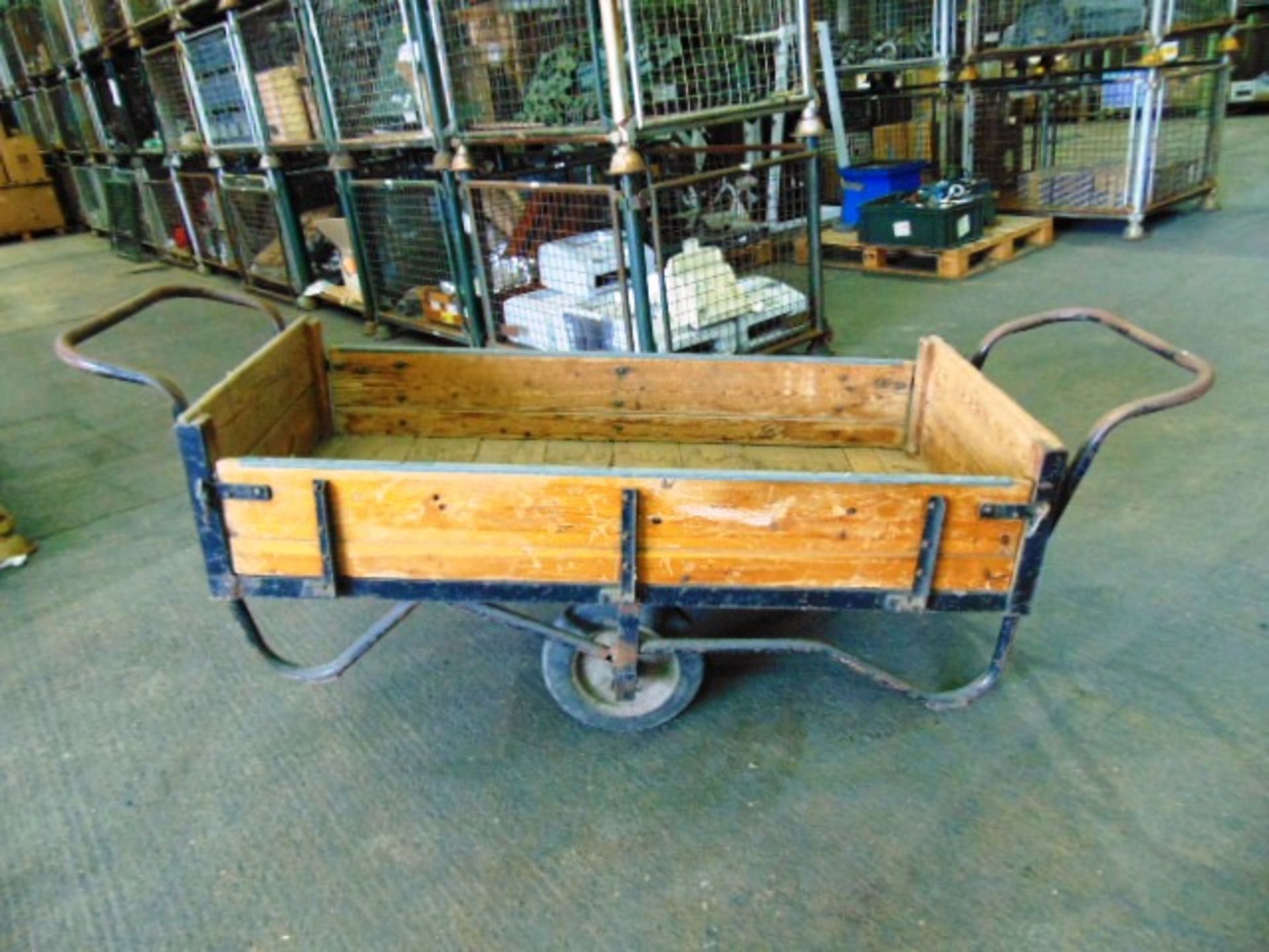 Twin Handle Drop Side Balance Trolley - Image 3 of 9