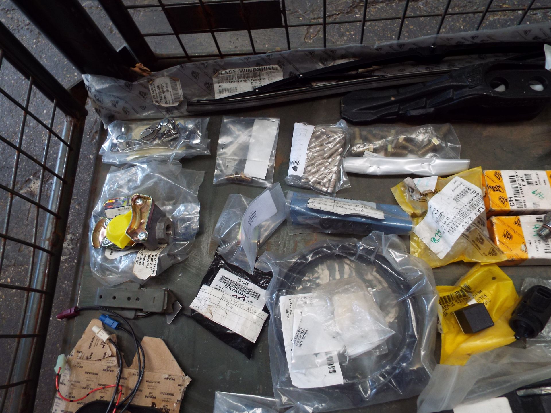 Mixed Stillage of Truck and Plant/JCB Spares consisting of Mirror, Catches, Caps, Pins etc - Image 6 of 11