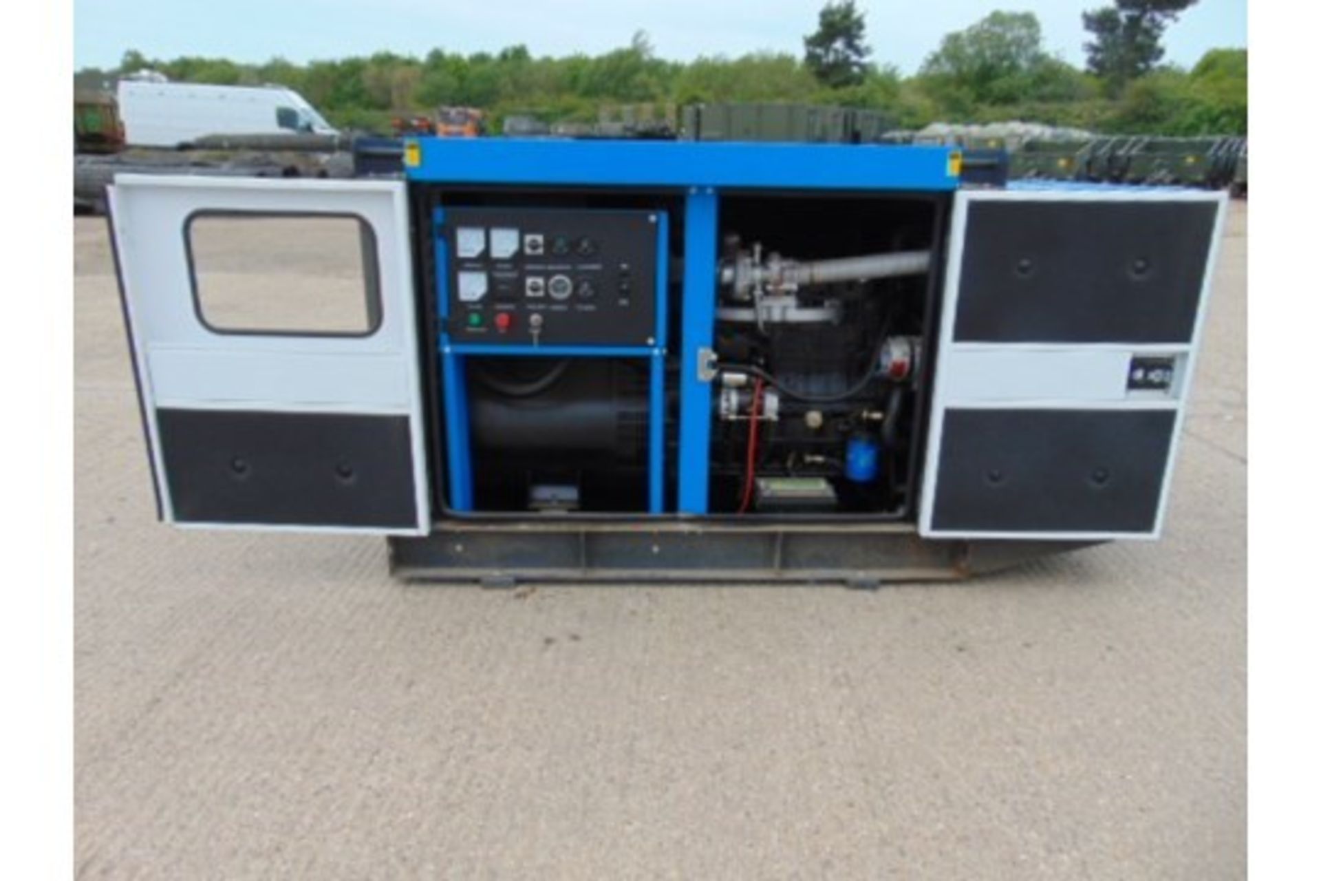 UNISSUED WITH TEST HOURS ONLY 70 KVA 3 Phase Silent Diesel Generator Set - Image 2 of 17