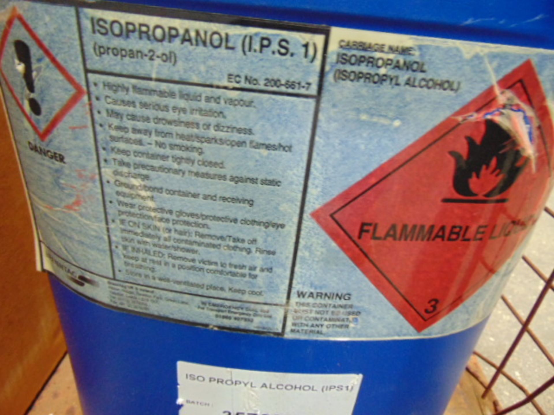 1 x 25L AL11 Isopropanol - Image 2 of 2