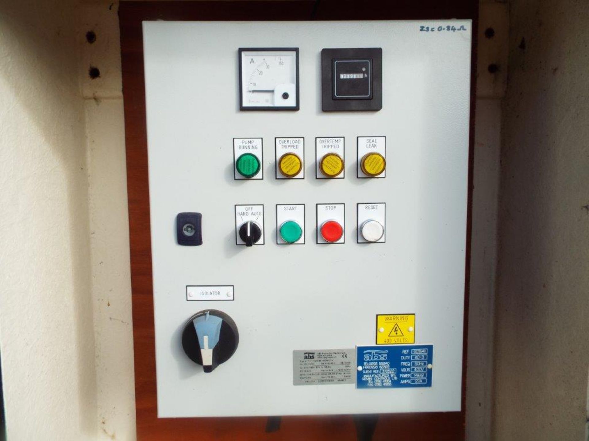 2 x Heavy Duty Electrical Boxes with 400V Control Panels - Image 6 of 10