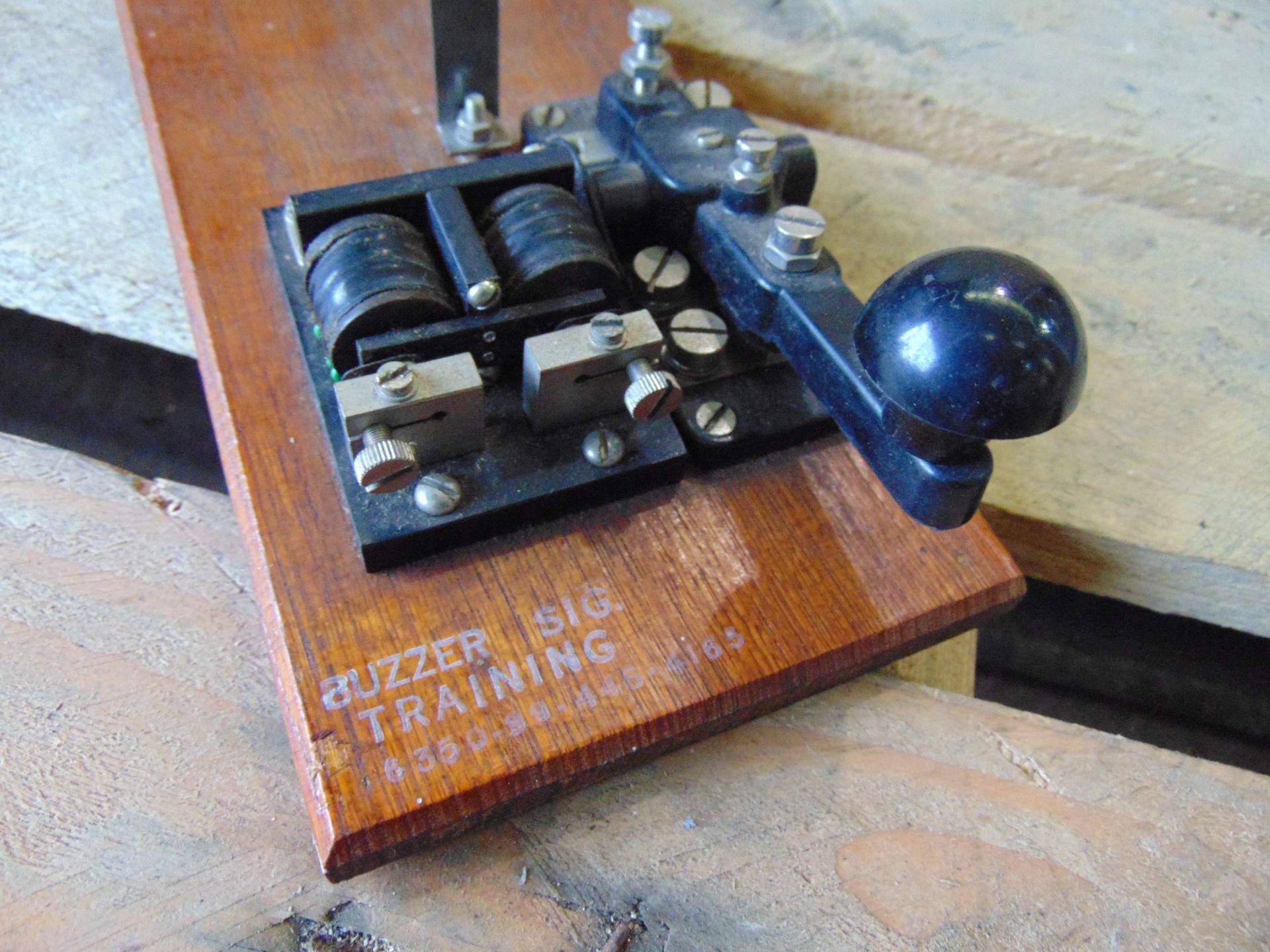 Vintage Morse Code Practice Key & Buzzer - Image 2 of 6