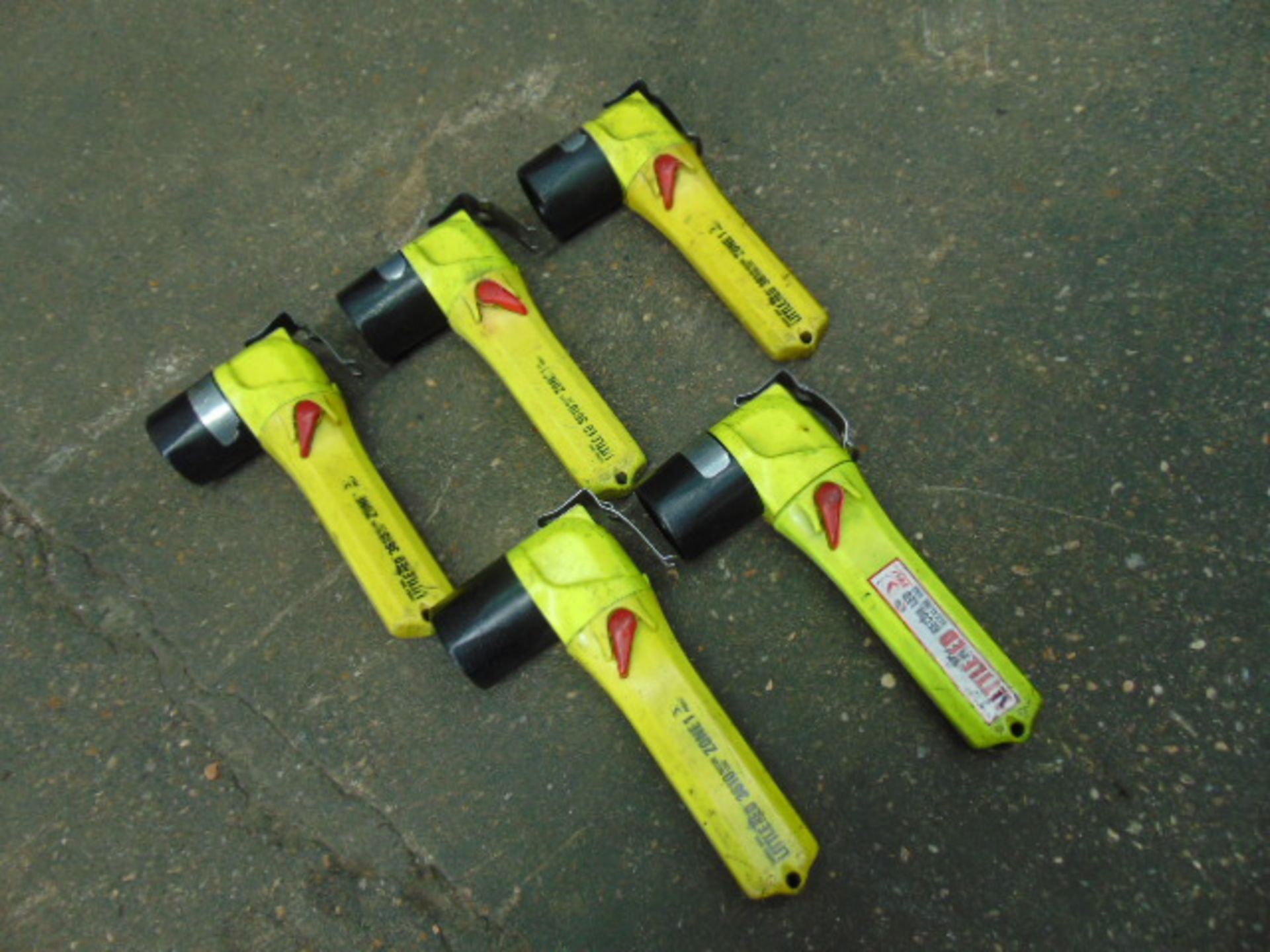 5 x Pelican Little Ed 3610 Right Angle Safety Torches