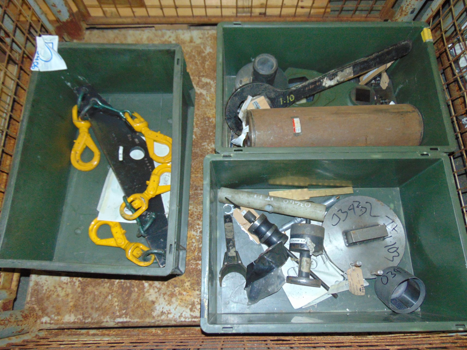 Mixed Stillage of Tools and Equipment