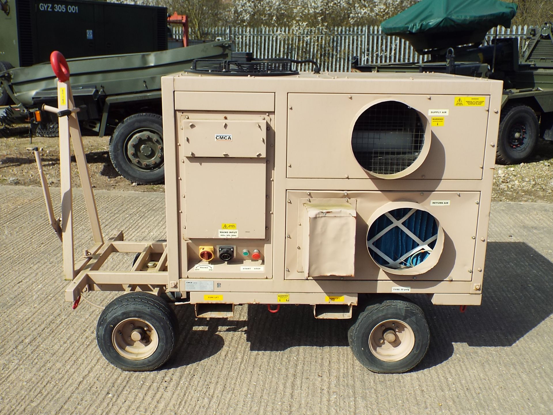 Trailer Mounted CMCA C120-S Ruggedised Air Conditioning Unit - Image 2 of 13