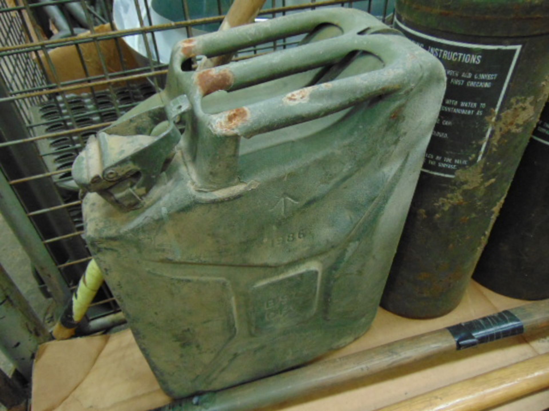 Pick Axes, Sledge Hammers, Shafts, Jerry Can etc - Image 5 of 7