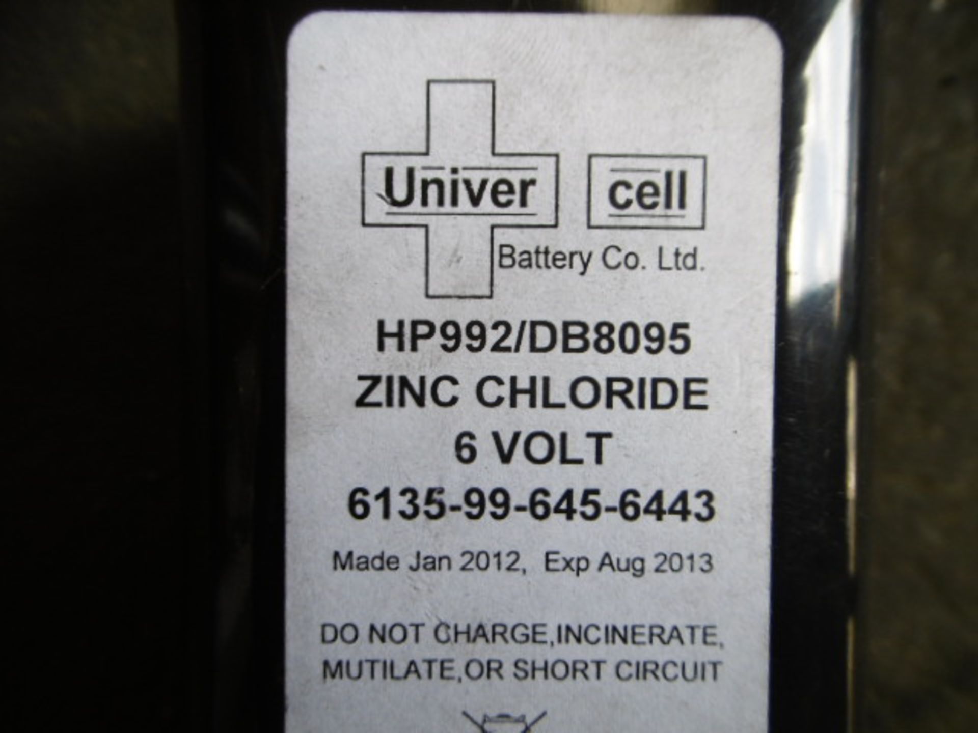 32 x Univer cell HP992/DB8095 Zinc Chloride 6 Volt Batteries - Bild 4 aus 5