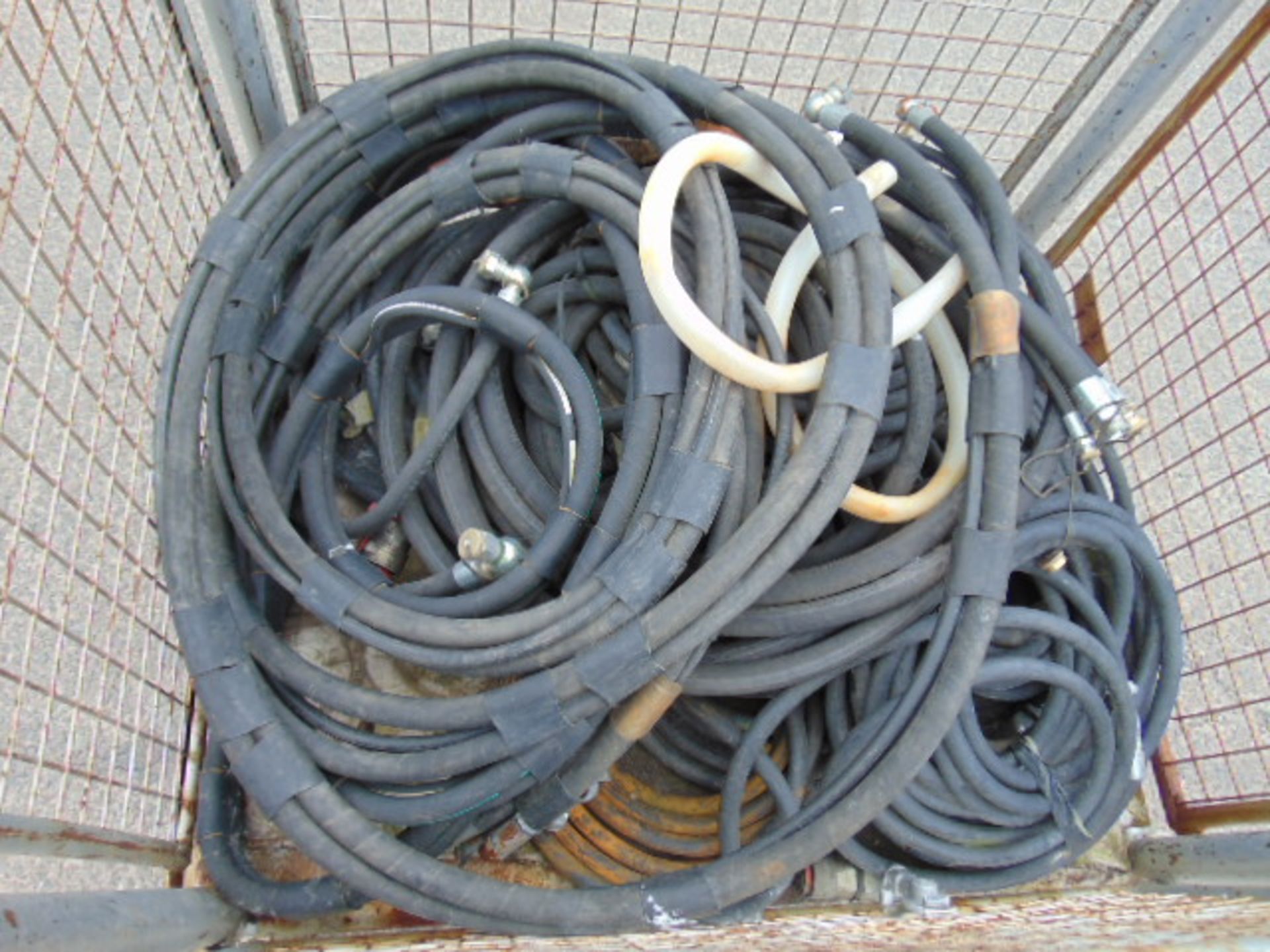 Stillage of Mixed Hydraulic Hoses