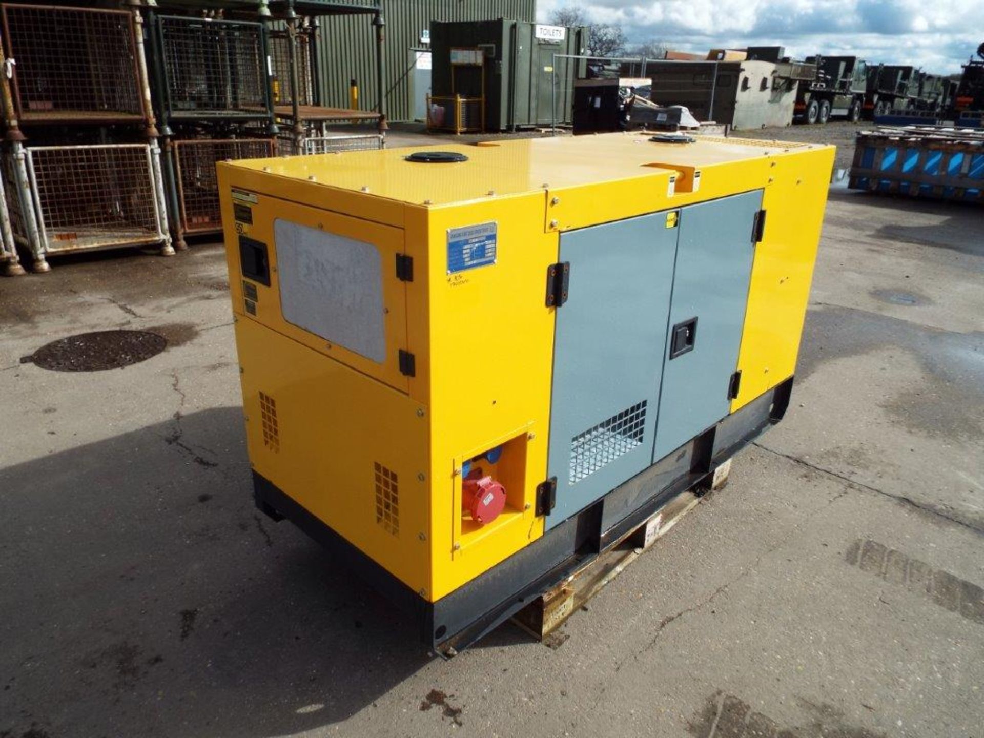 UNISSUED WITH TEST HOURS ONLY 40 KVA 3 Phase Silent Diesel Generator Set - Image 2 of 16