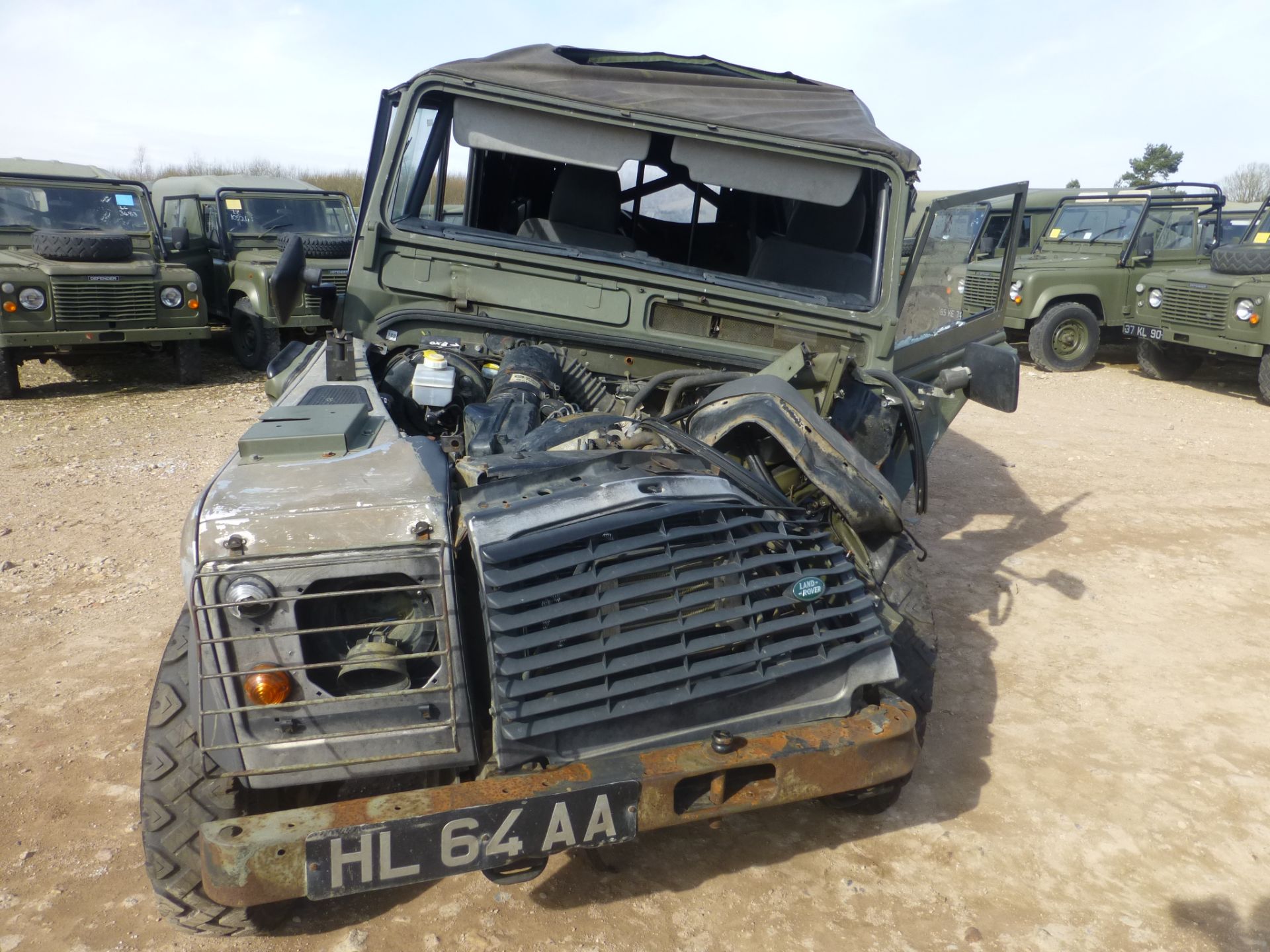 Land Rover Wolf 110 Soft Top suitable for spares or repairs - Image 2 of 12