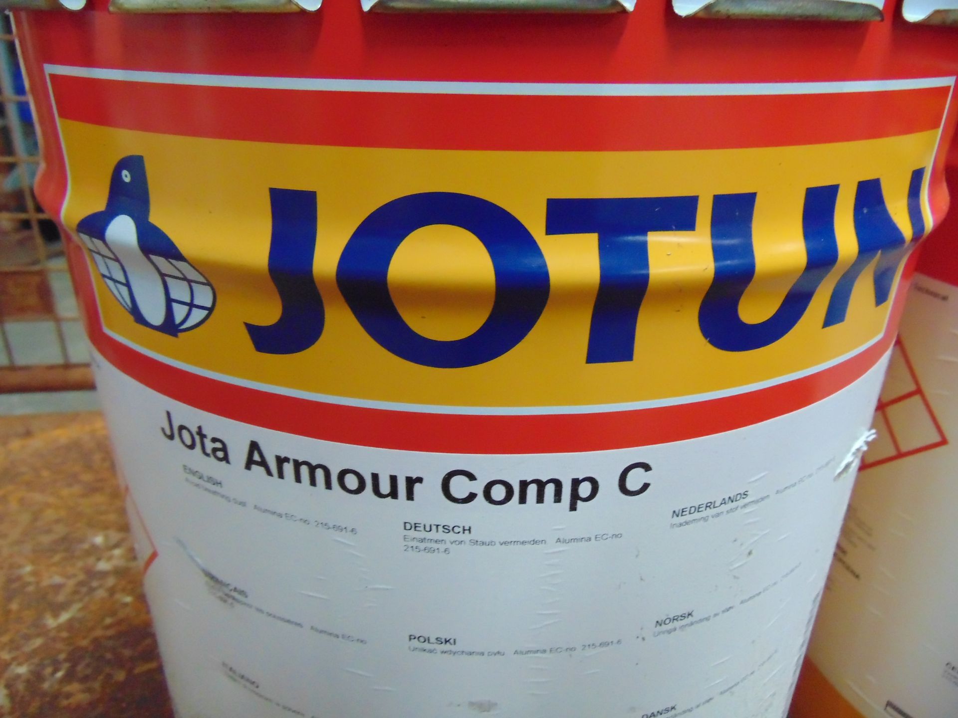 4 x Unissued 4.3L Tins of Jotun Jota Armour Comp C Aggregate - Image 2 of 3