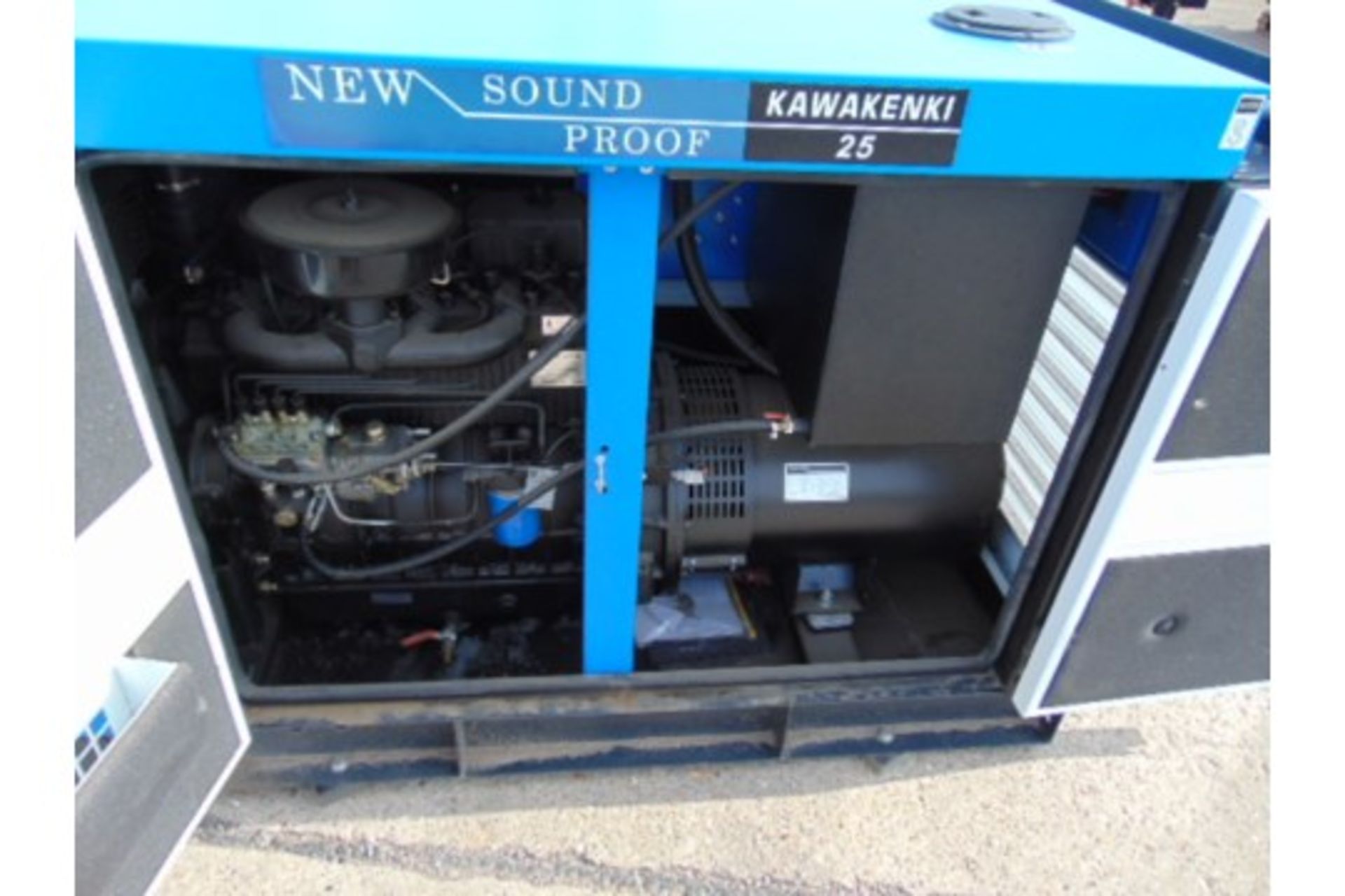 UNISSUED 25 KVA 3 Phase Silent Diesel Generator Set - Image 9 of 14