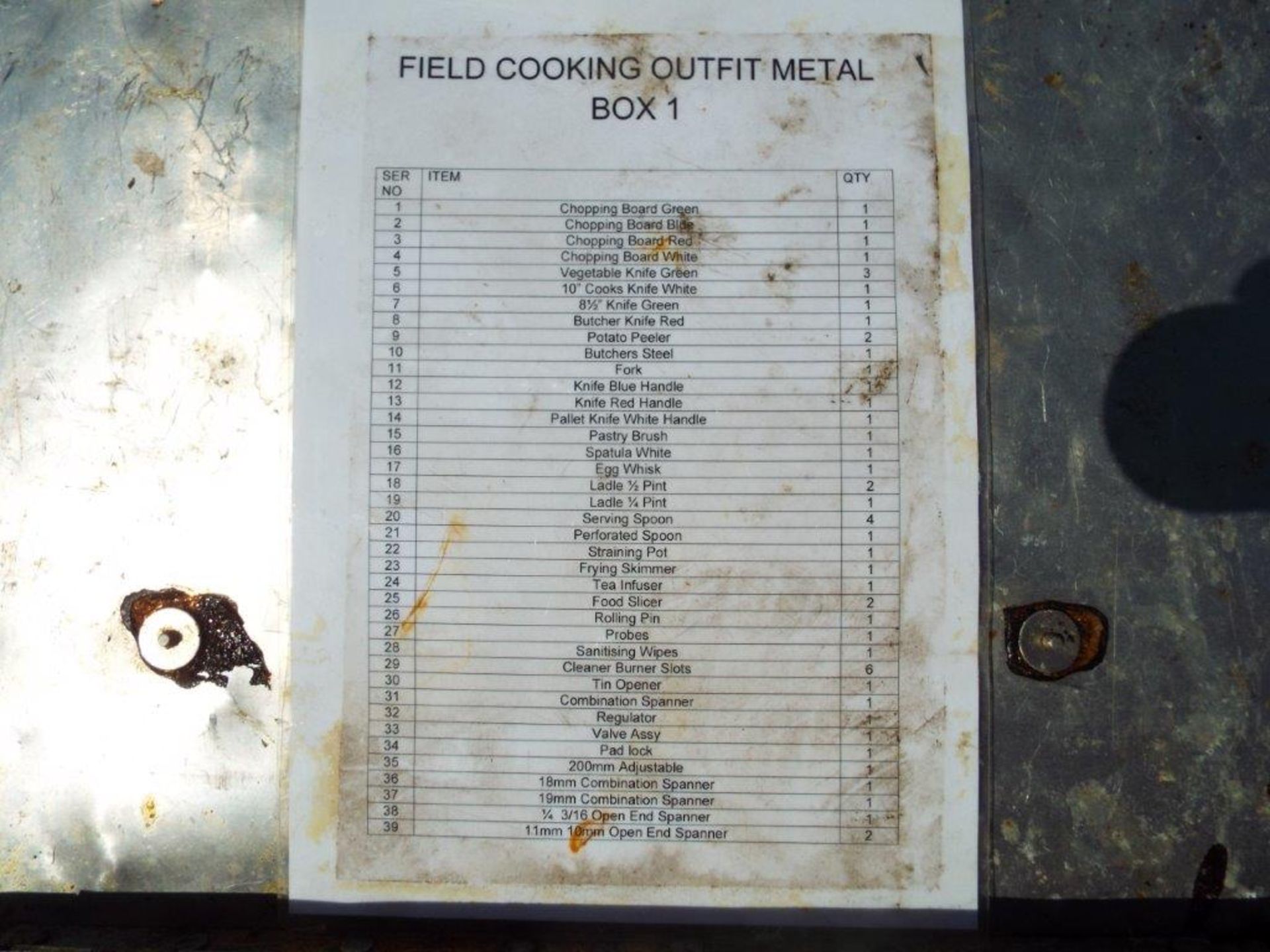 Field Cooking Accessory Box - Image 3 of 4