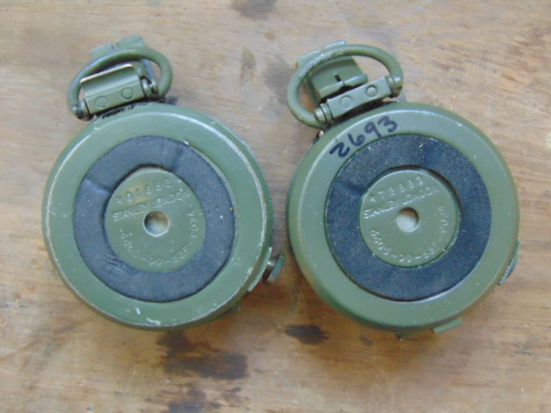 2 x Genuine British Army Stanley Prismatic Marching Compass' - Image 5 of 6