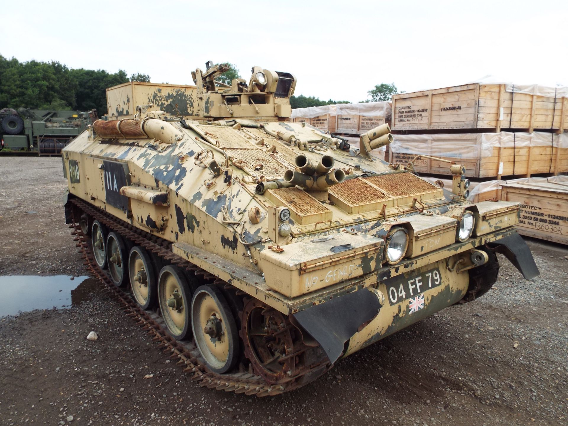 CVRT (Combat Vehicle Reconnaissance Tracked) Spartan Armoured Personnel Carrier