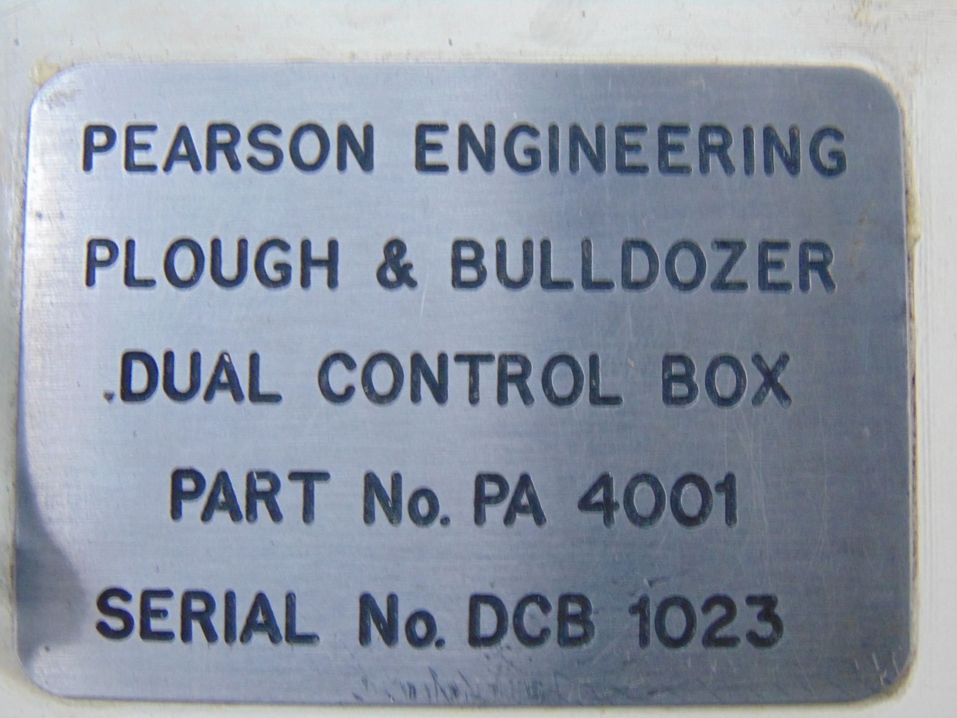 Pearsons Engineering Plough/Dozer Dual Control Box P/no PA4001 - Image 7 of 8