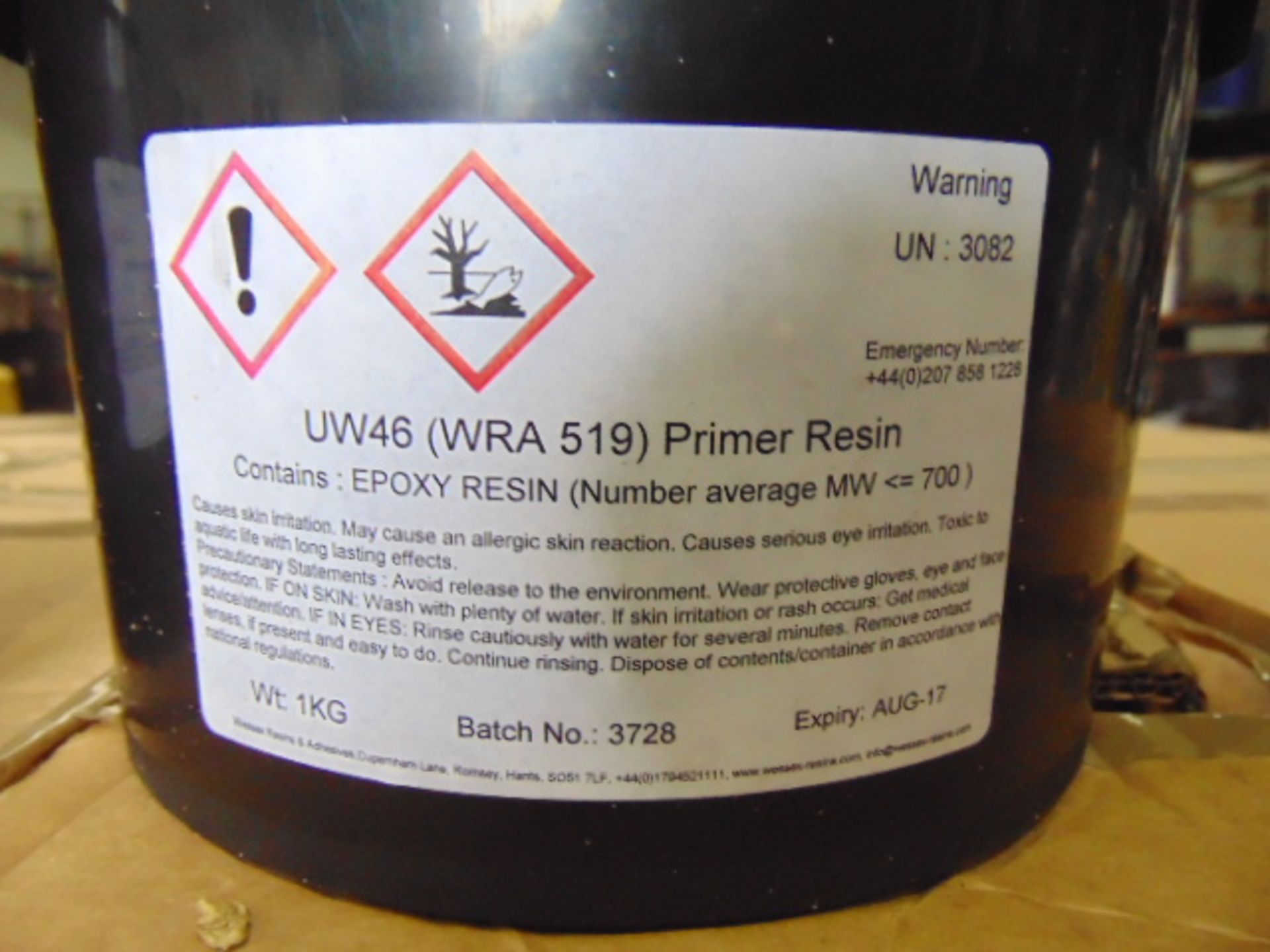 Approx 40 x Unissued Cans of UW46 (WRA519) Epoxy Resin - Bild 3 aus 5