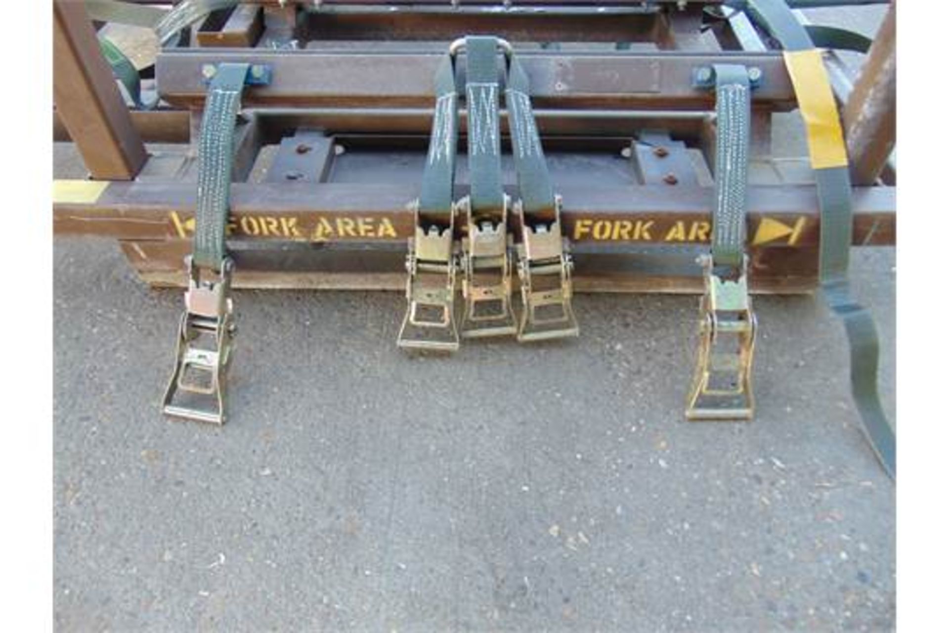 2 x A1047 Mk 3 Stacking Armament / Bomb Pallets with Webbing - Image 6 of 11