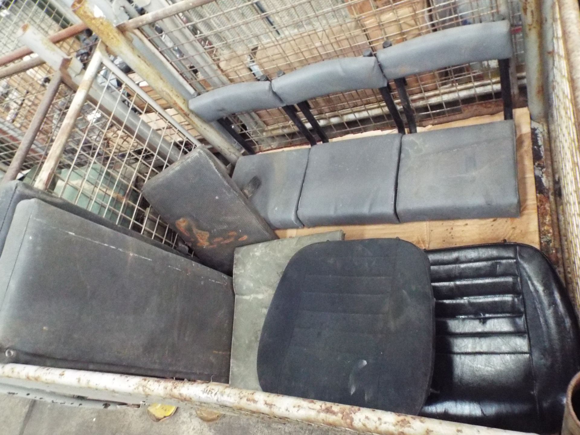 Mixed Stillage of Land Rover Seats/Cushions