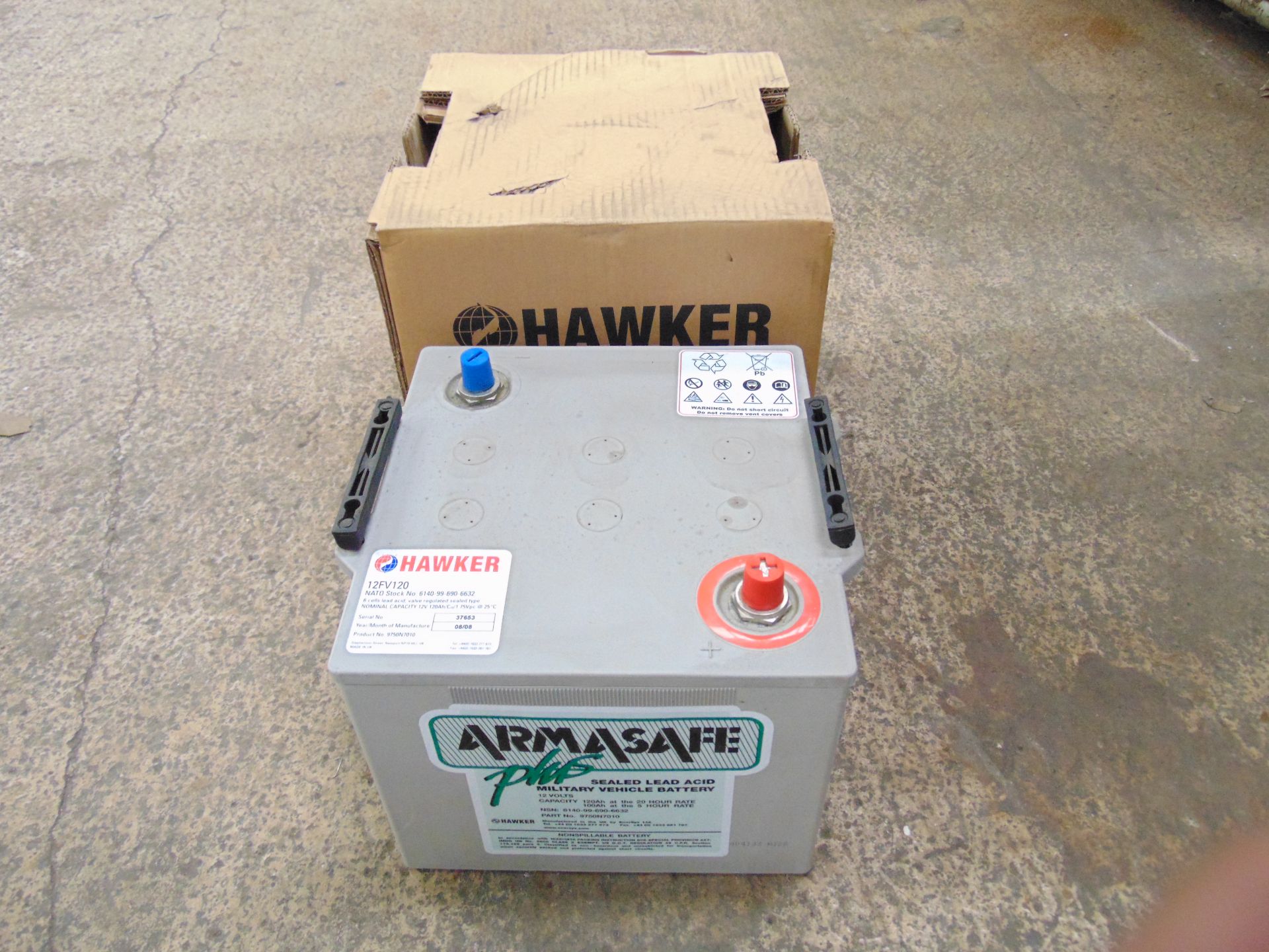 Hawker Armasafe Plus 12FV120 Battery