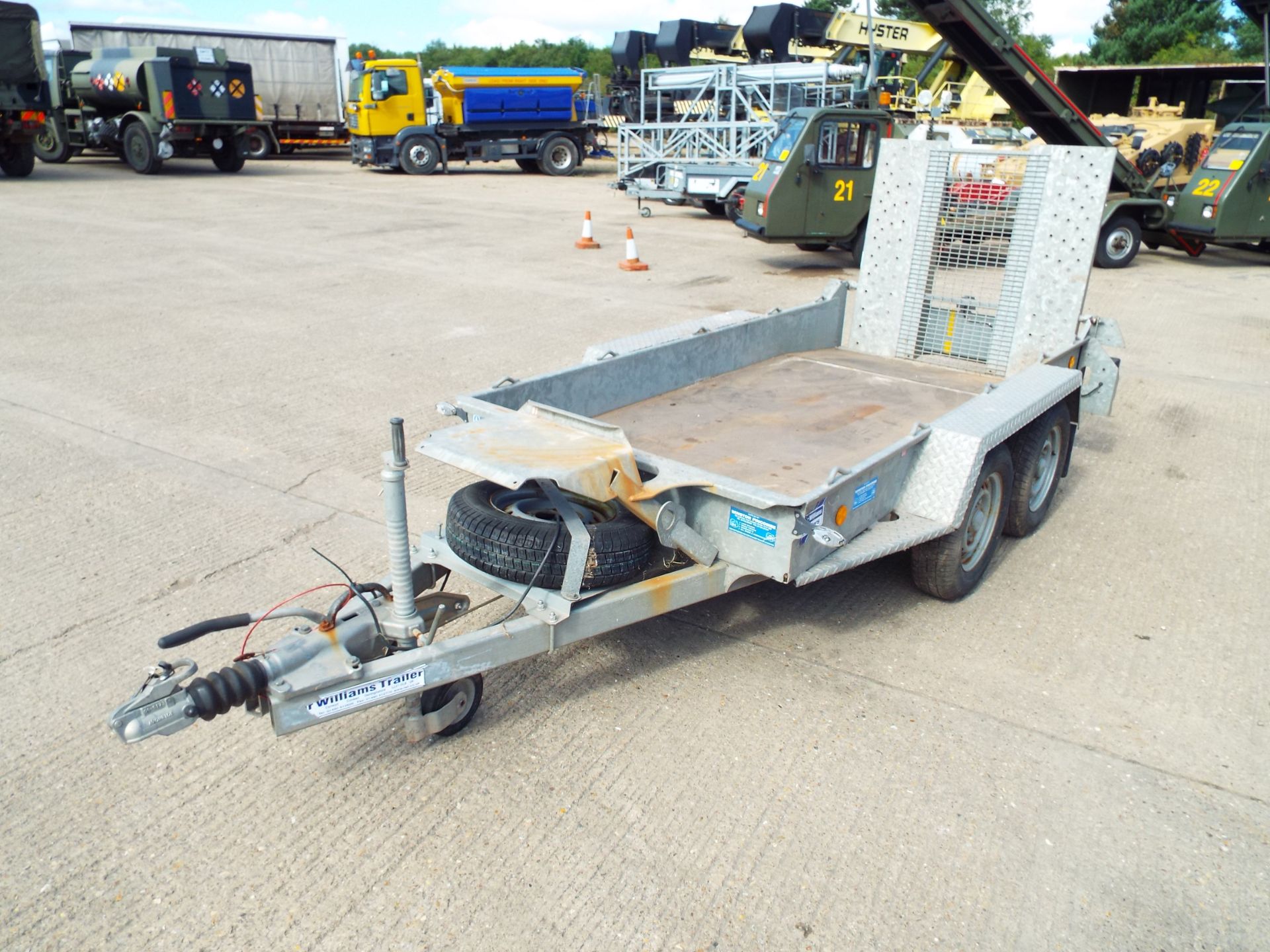 Twin Axle Ifor Williams Small Plant / Mini Digger Trailer - Image 3 of 18