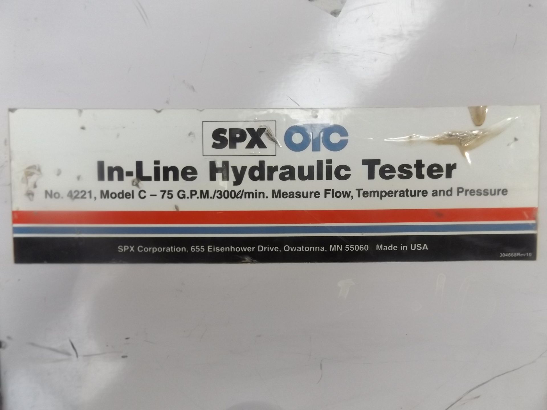 SPX / OTC In-Line Hydraulic Test Kit No. 4221 Model C-75 - Bild 8 aus 9