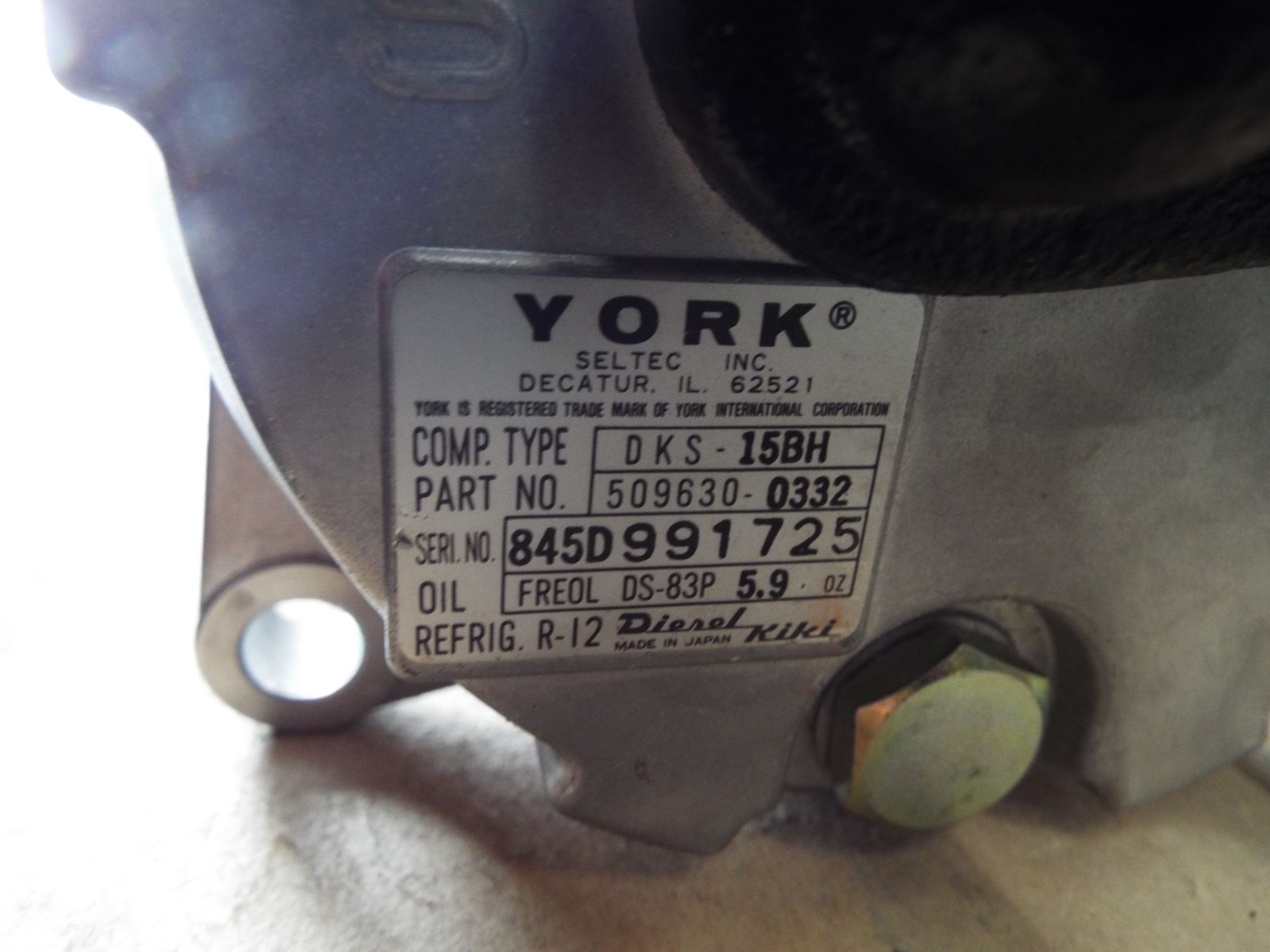 York DKS-15BH Air Conditioning Pump - Image 6 of 7