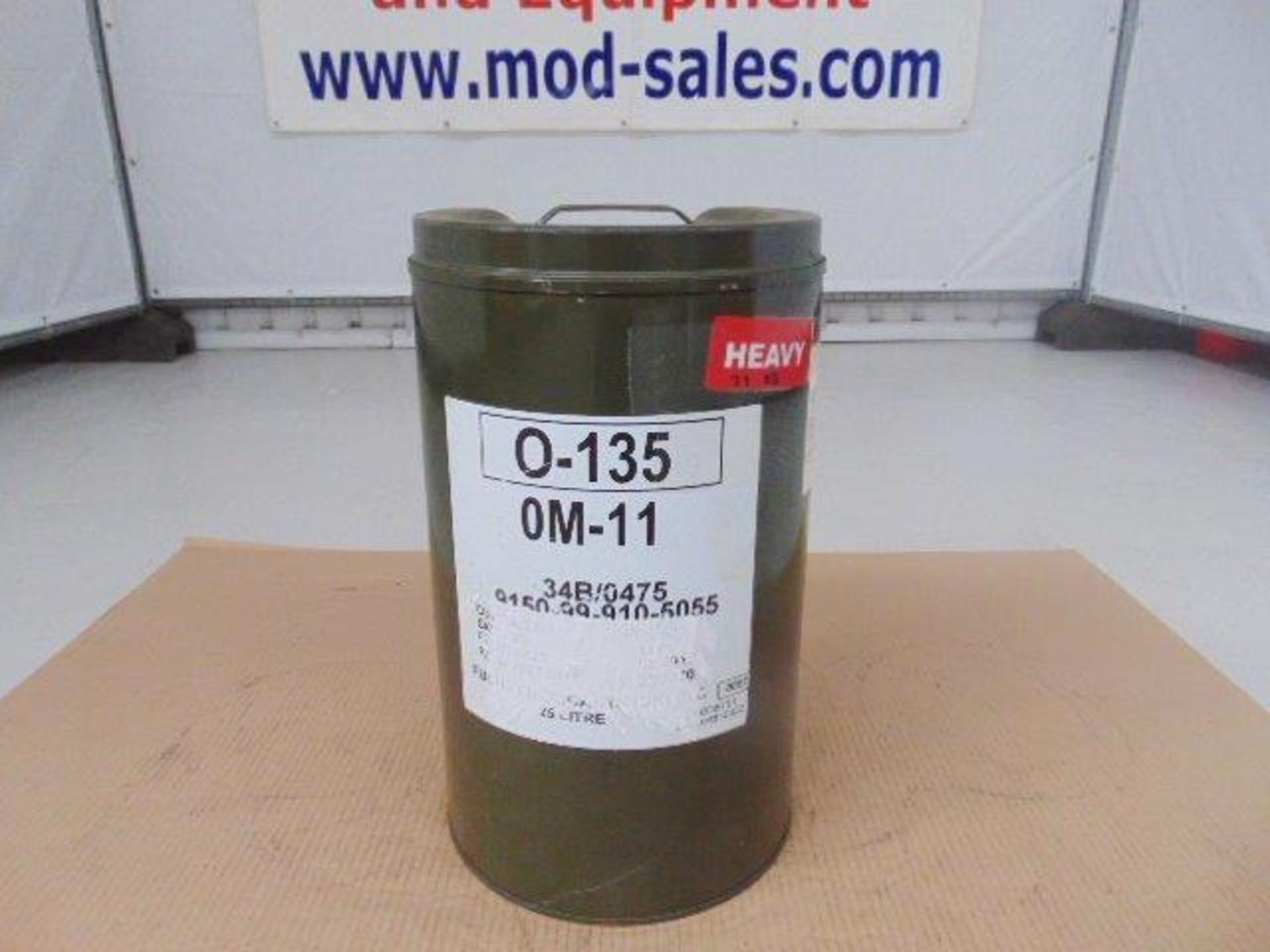 1 x Unissued 25L Drum of OM-11 Turbine Engine Oil