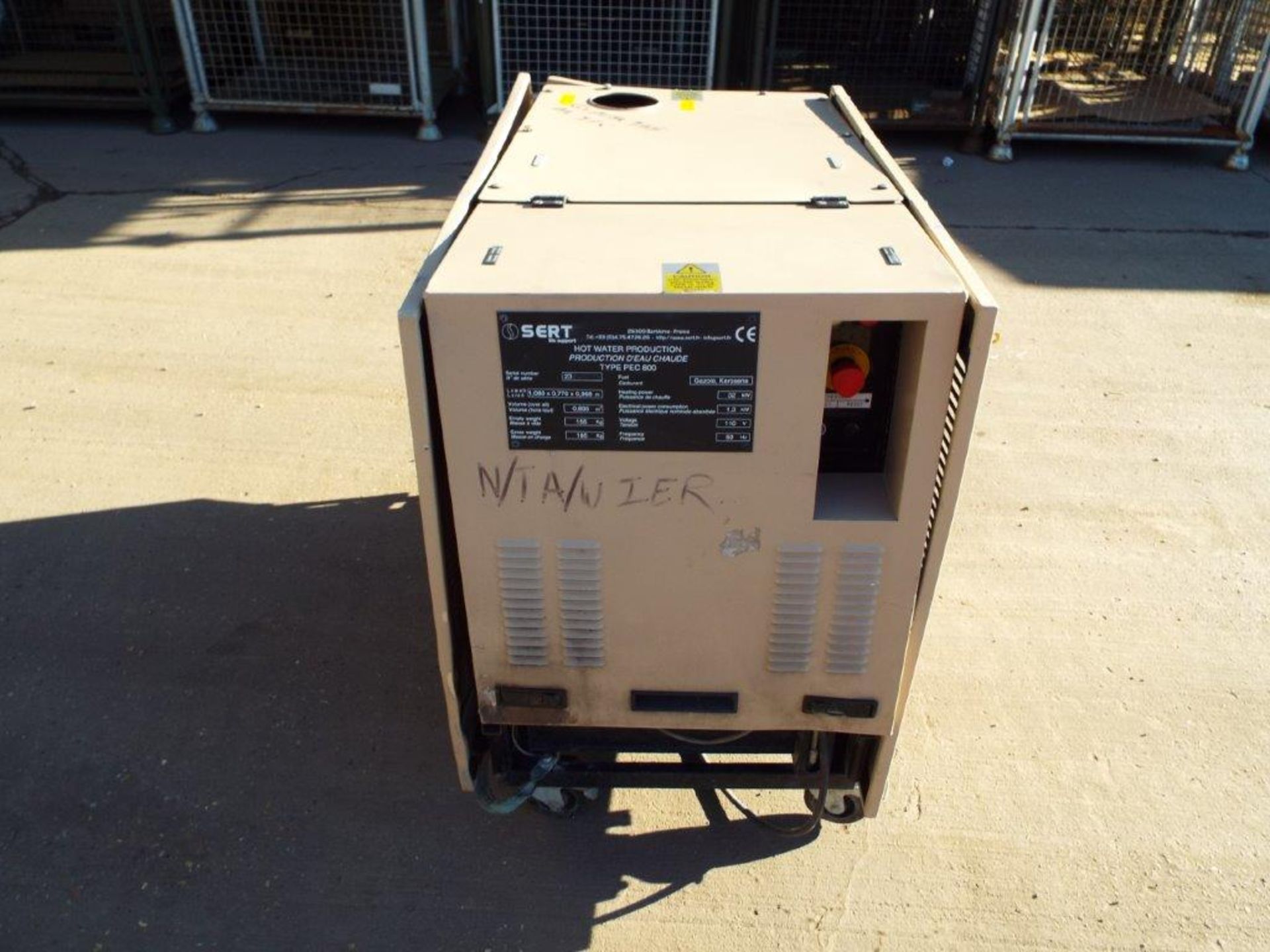 Sert PEC 800 Diesel/Kerosene Fired Field Water Heater - Image 2 of 8