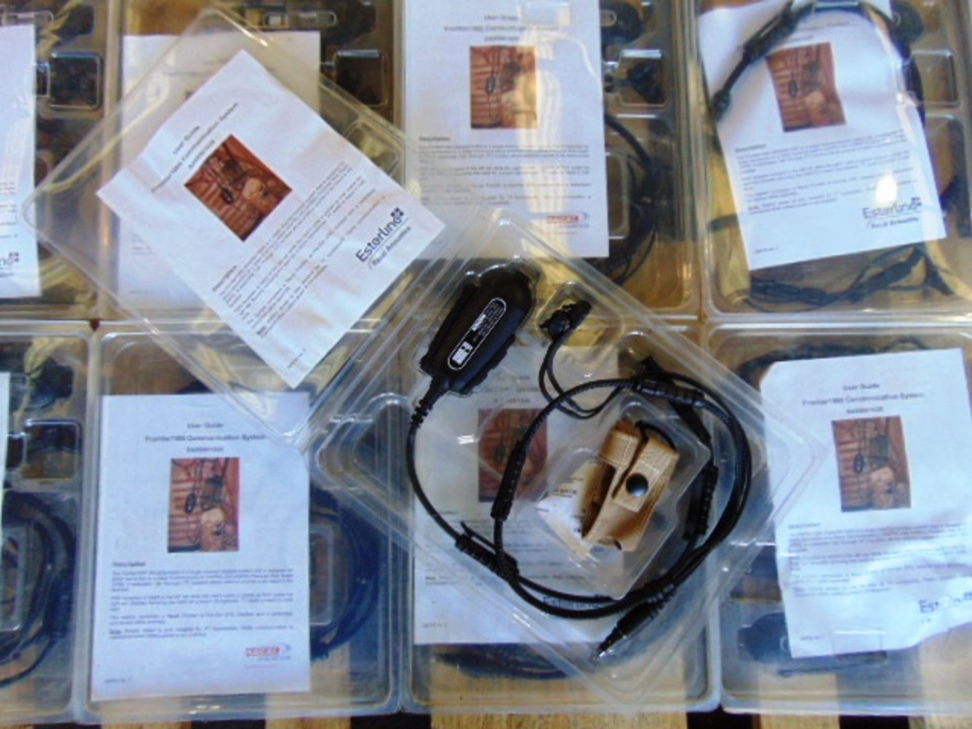 10 x Clansman Racal Frontier Headsets / communication system