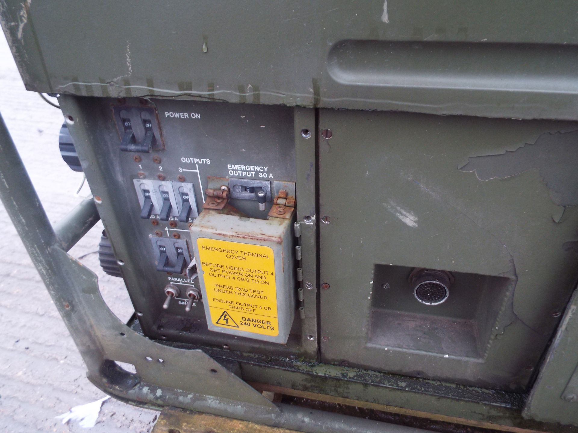 Lister Petter Air Log 4169 A 5.6 KVA Single Phase Diesel Generator - Image 7 of 11