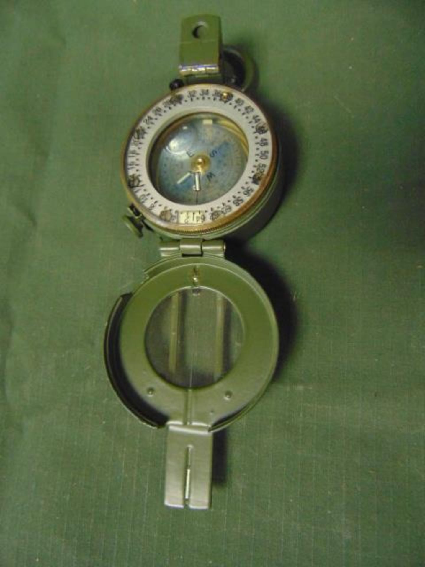 Unissued Stanley Prismatic Marching Compass