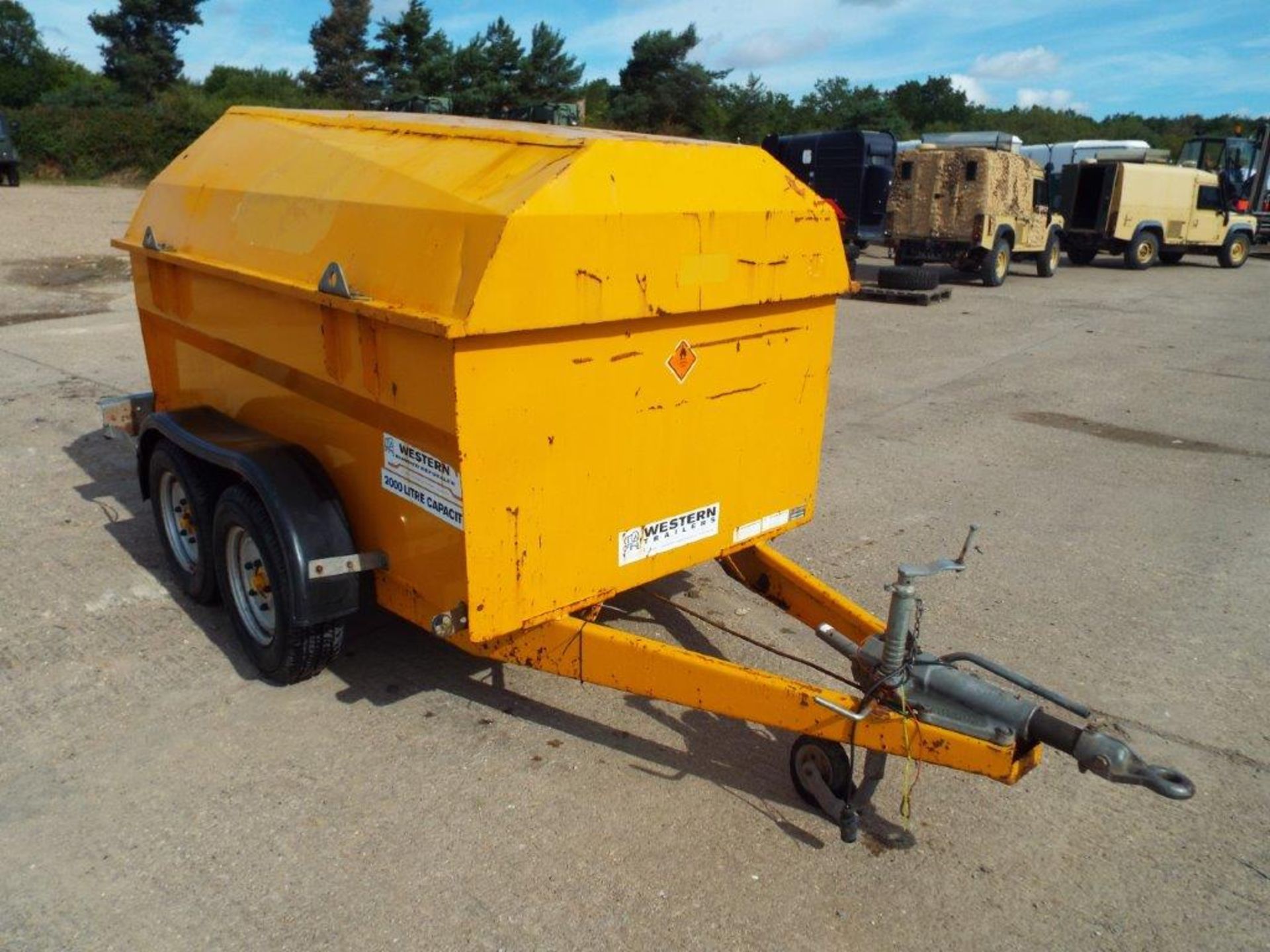 Western Trailers 2000L Twin Axle Bunded Refueller Trailer