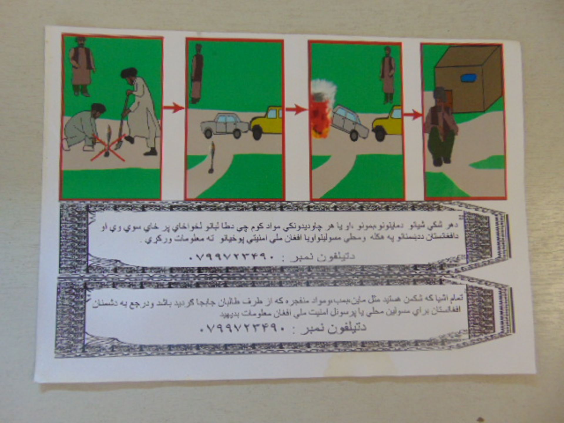 British Army Afghanistan Language Card - Dari - Bild 9 aus 11