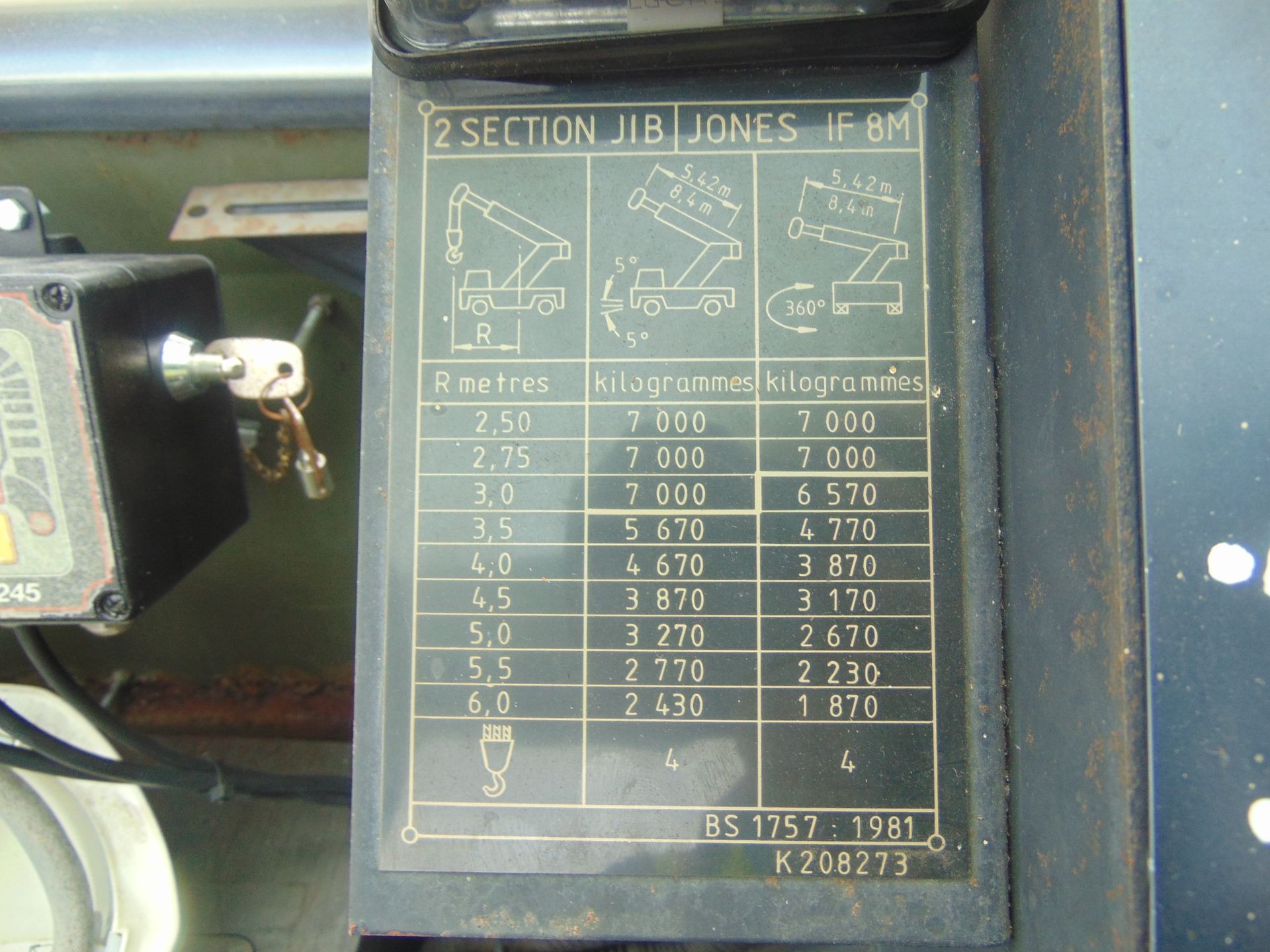 Jones IF 8M Mobile 7 Ton Crane - Image 29 of 34