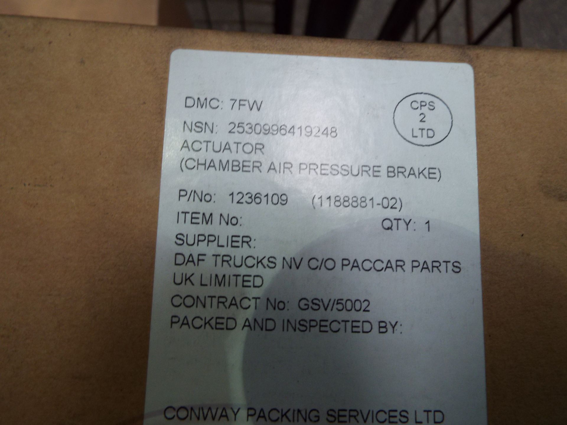 7 x DAF Brake Chamber Kits P/No 1236109 - Image 4 of 4