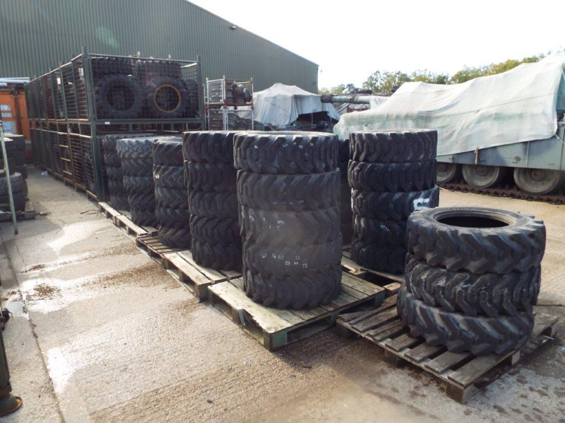 Approx 200 x Mixed JCB Telehandler Tyres