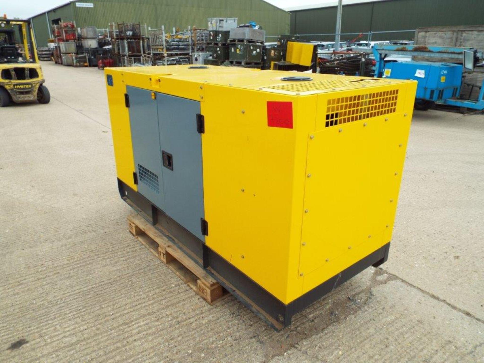 UNISSUED WITH TEST HOURS ONLY 60 KVA 3 Phase Silent Diesel Generator Set - Image 3 of 19