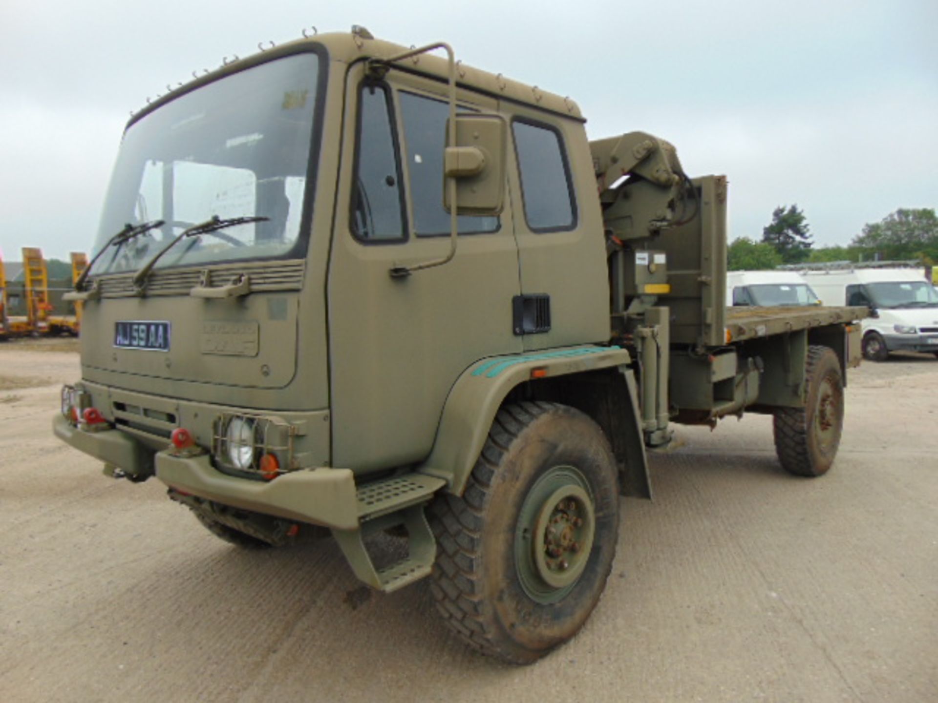 Leyland DAF 4X4 Truck complete with Atlas Crane - Image 3 of 17