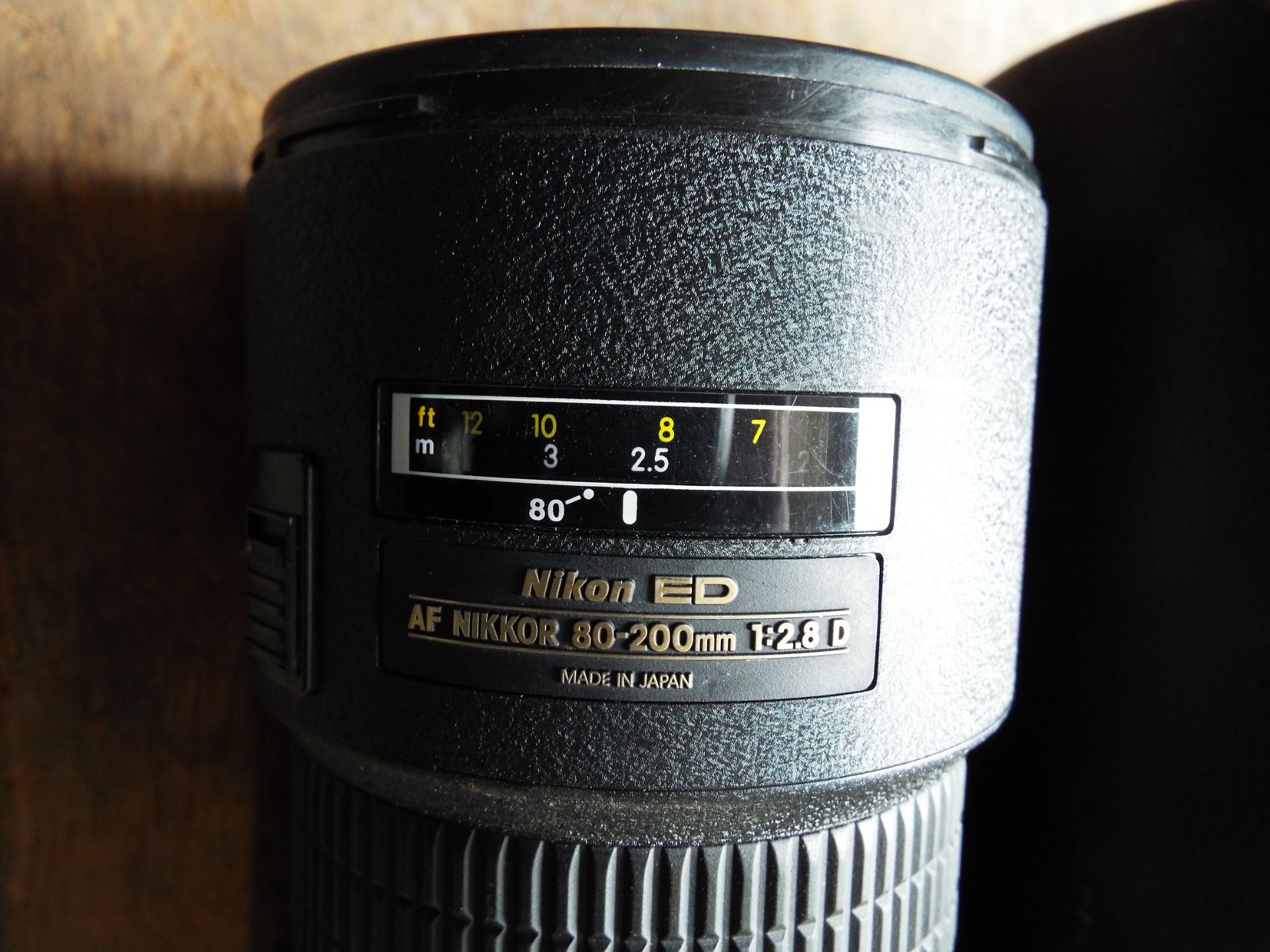 Nikon ED AF Nikkor 80-200mm 1:2.8 D Lense with Leather Carry Case - Image 3 of 7