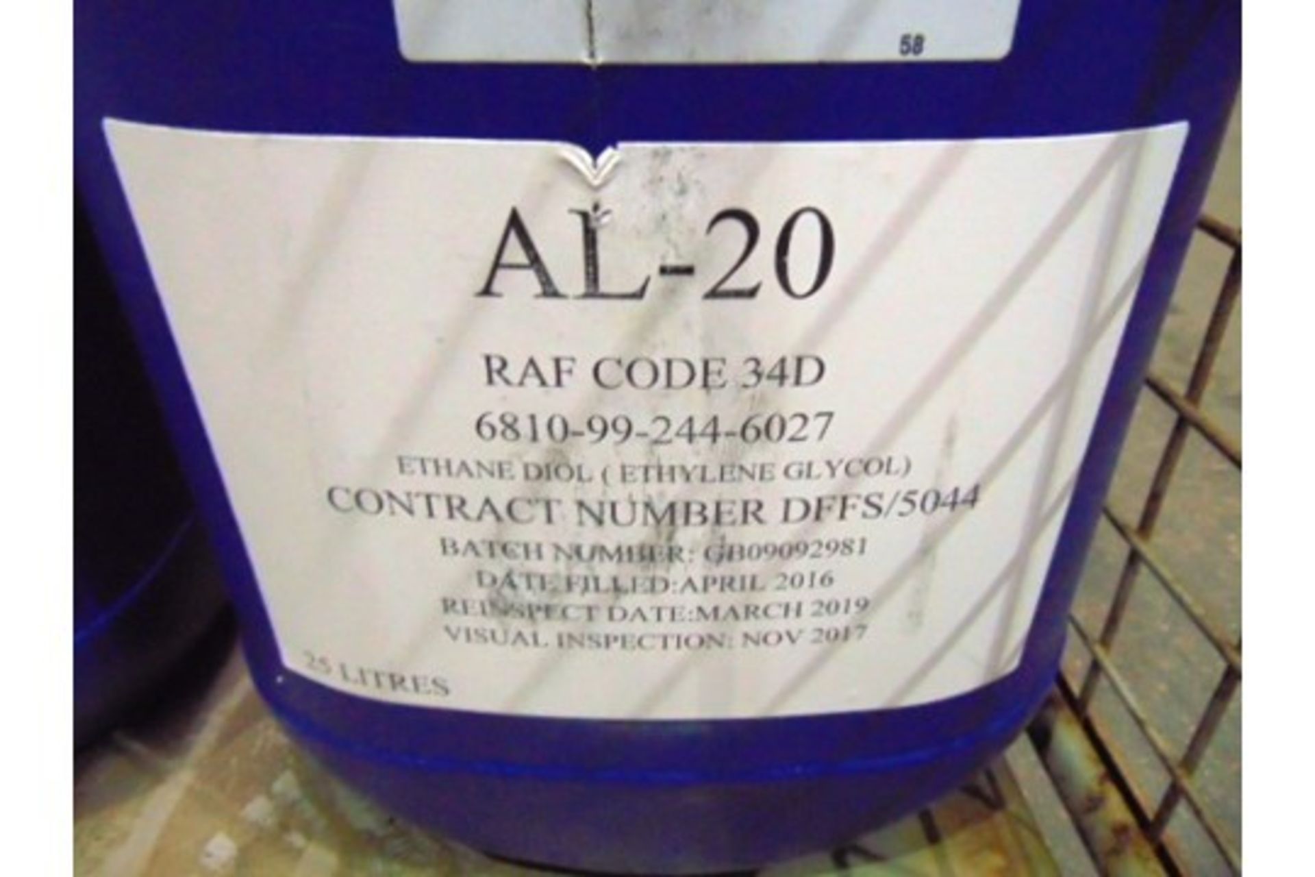 4 x Unissued 25L Tubs of AL-20 Antifreeze - Image 3 of 4