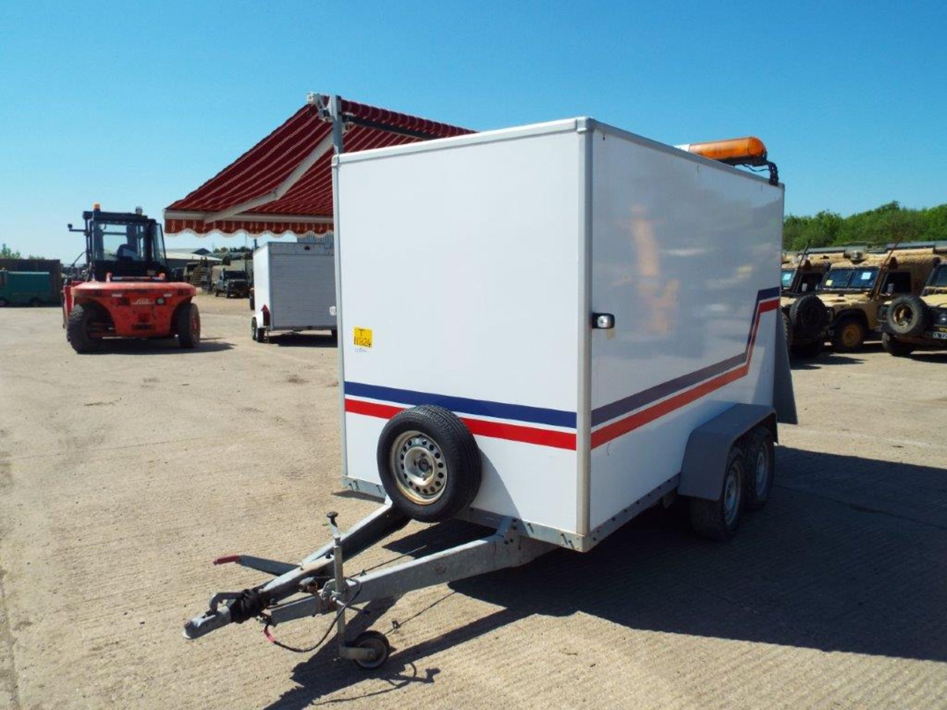 Twin Axle Brenderup Box Trailer with Awning - Image 3 of 17