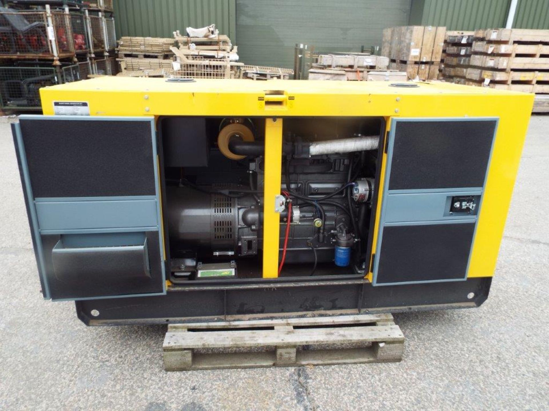 UNISSUED WITH TEST HOURS ONLY 70 KVA 3 Phase Silent Diesel Generator Set - Image 2 of 16