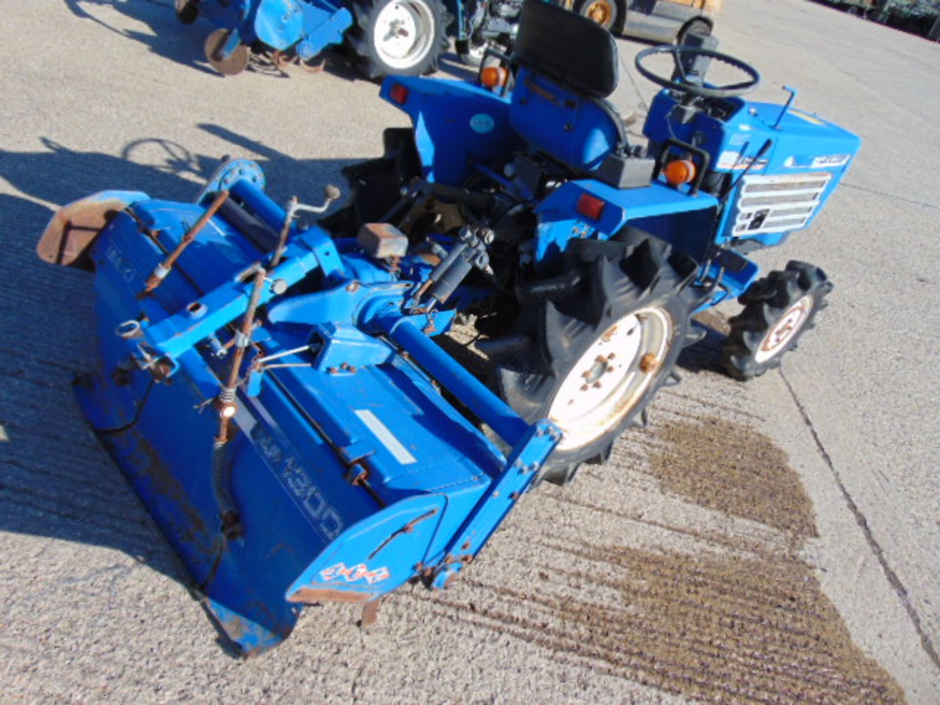 Iseki TU1600 Compact Tractor c/w Iseki SAR 1300 Rotovator 987 hours ONLY - Bild 6 aus 17